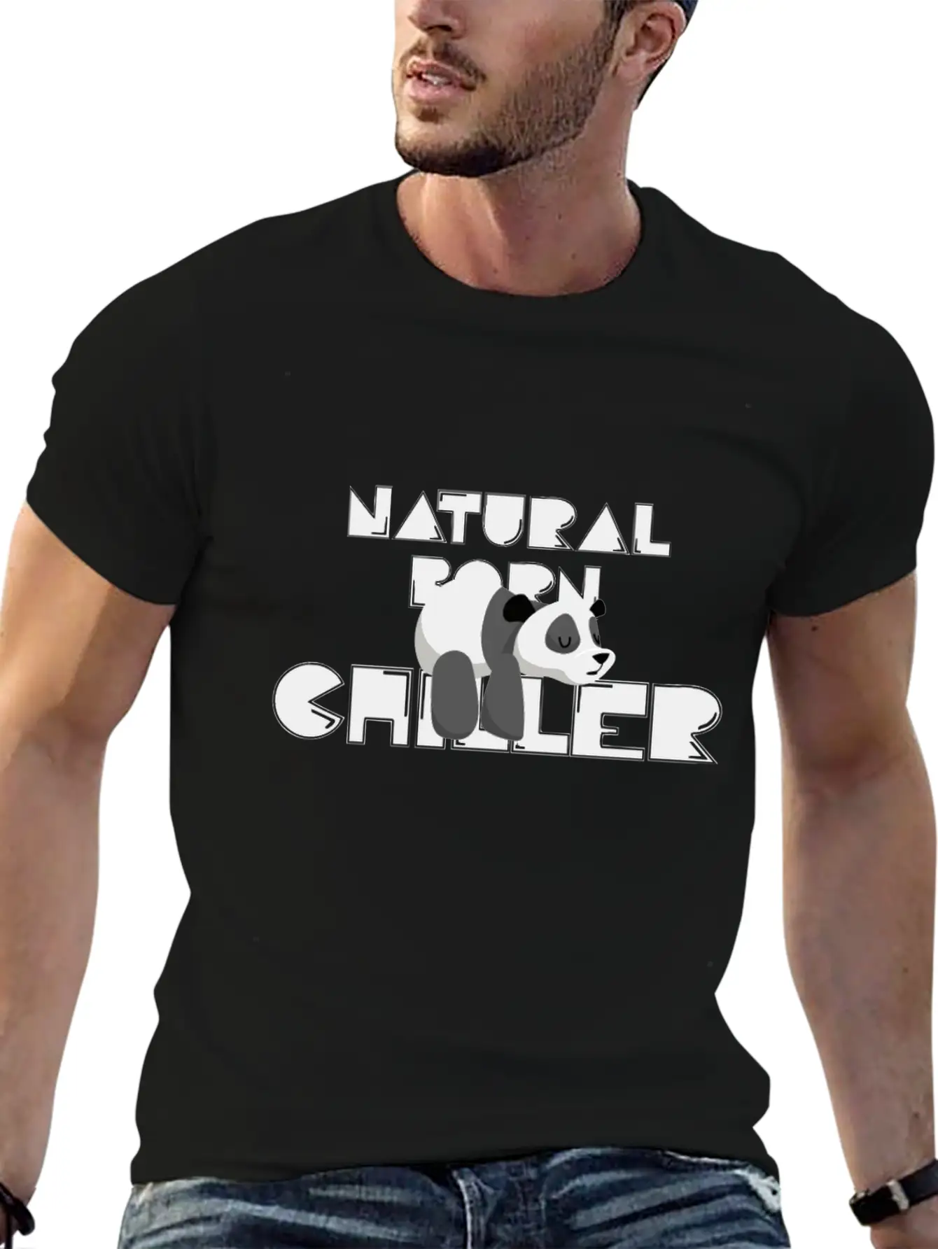 Natural Born Chiller Classic Fit Graphic Tee For Daily Comfort – Unisex Cotton Shirt