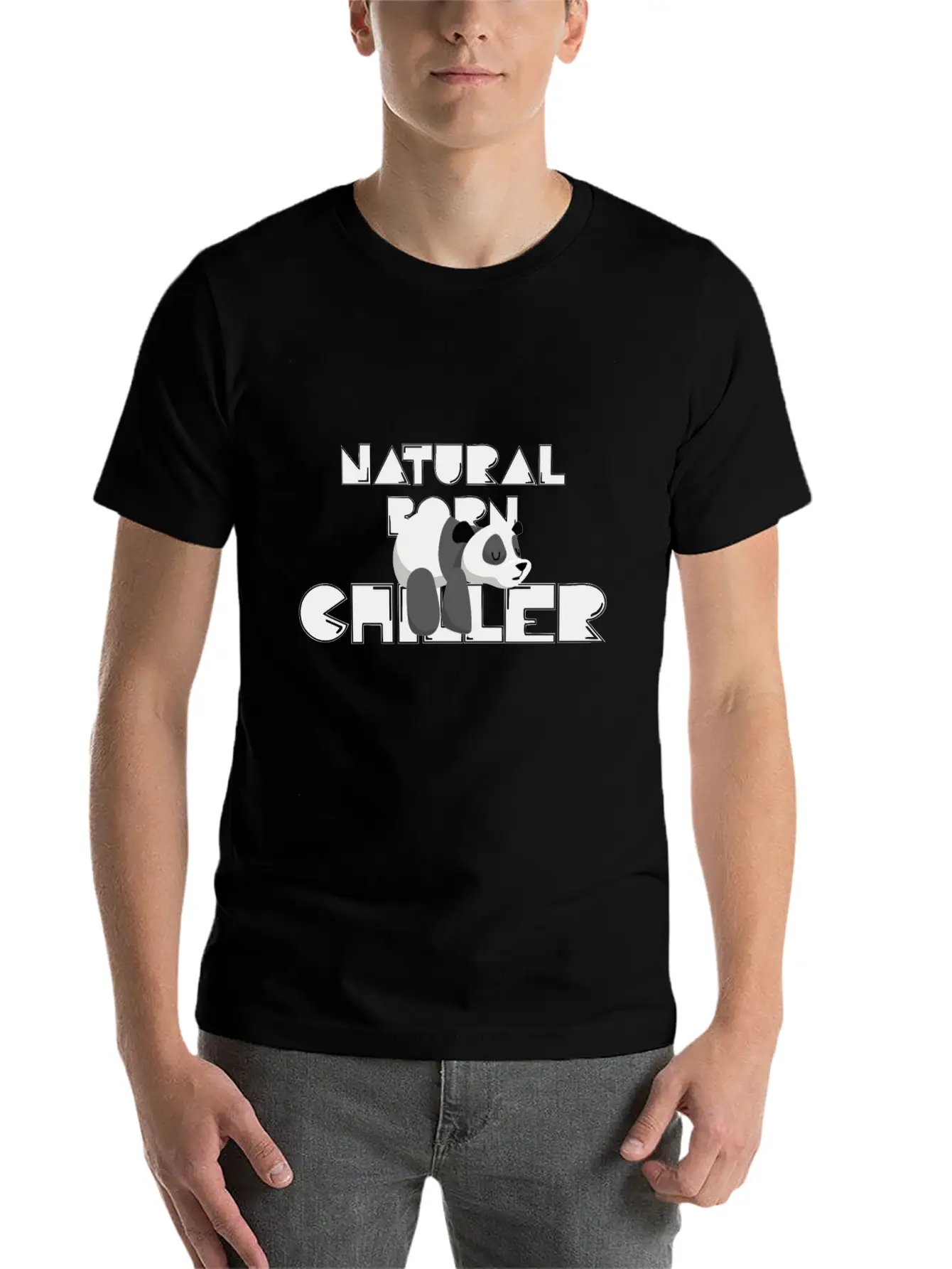 Natural Born Chiller Classic Fit Graphic Tee For Daily Comfort – Unisex Cotton Shirt