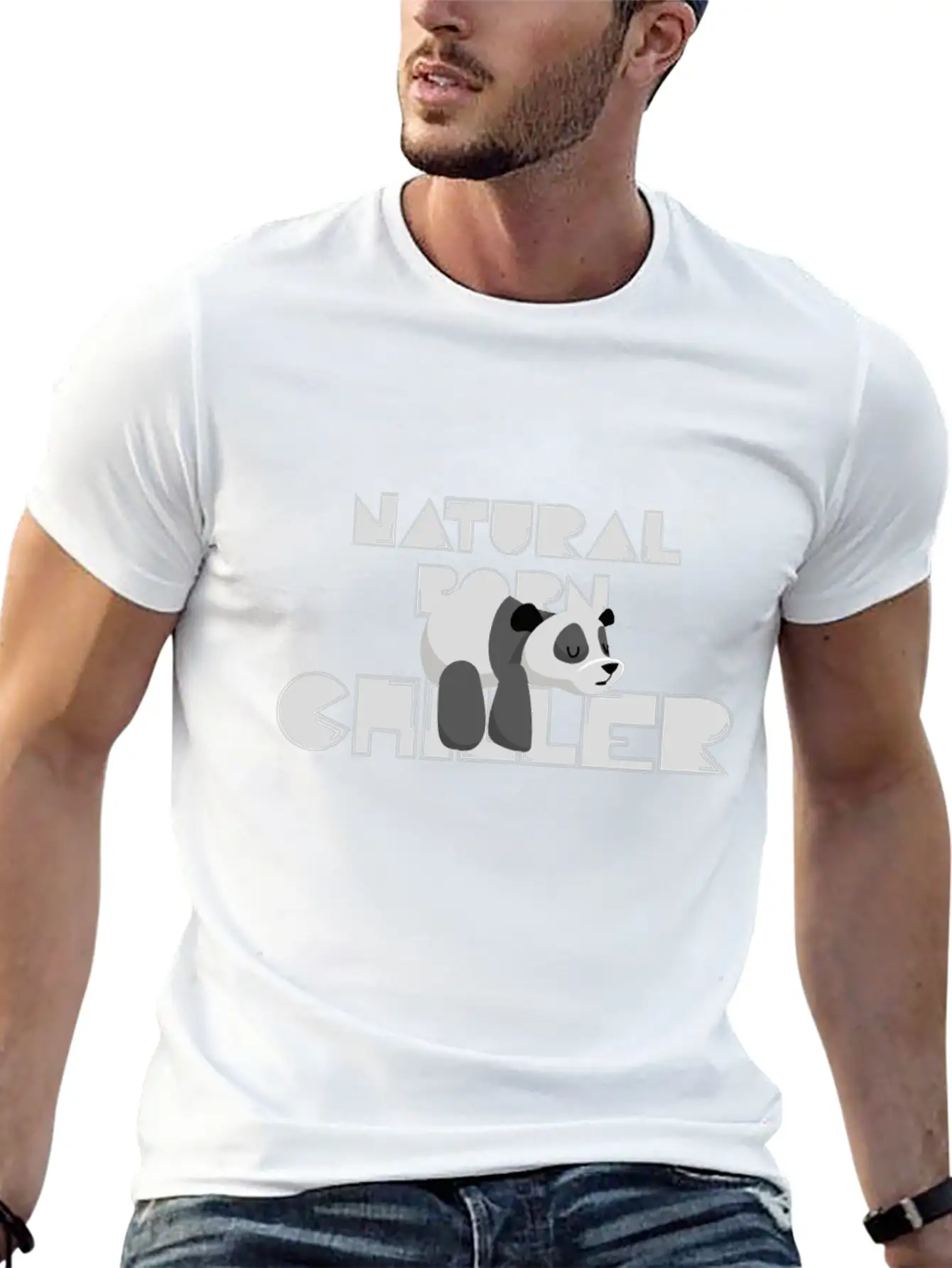 Natural Born Chiller Classic Fit Graphic Tee For Daily Comfort – Unisex Cotton Shirt