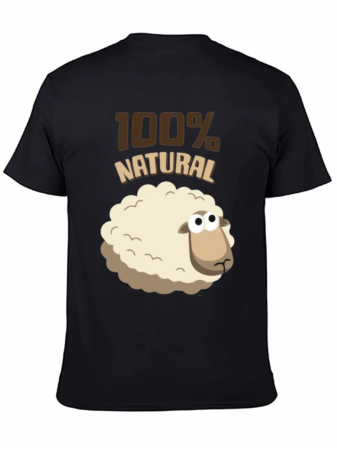 Natural Wool Sheep Funny T Shirt Essential Cotton Tee For Daily Outfits – Unisex Style
