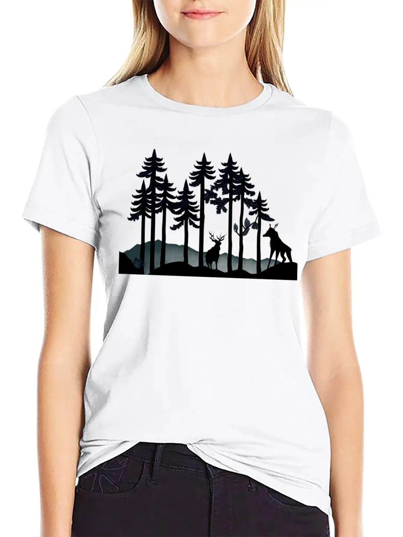 NATURE JUNGLE Unisex Casual T-Shirt – Clean Design For Daily Comfort