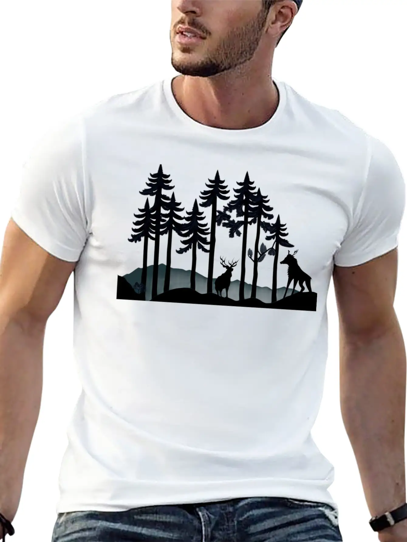 NATURE JUNGLE Unisex Casual T-Shirt – Clean Design For Daily Comfort