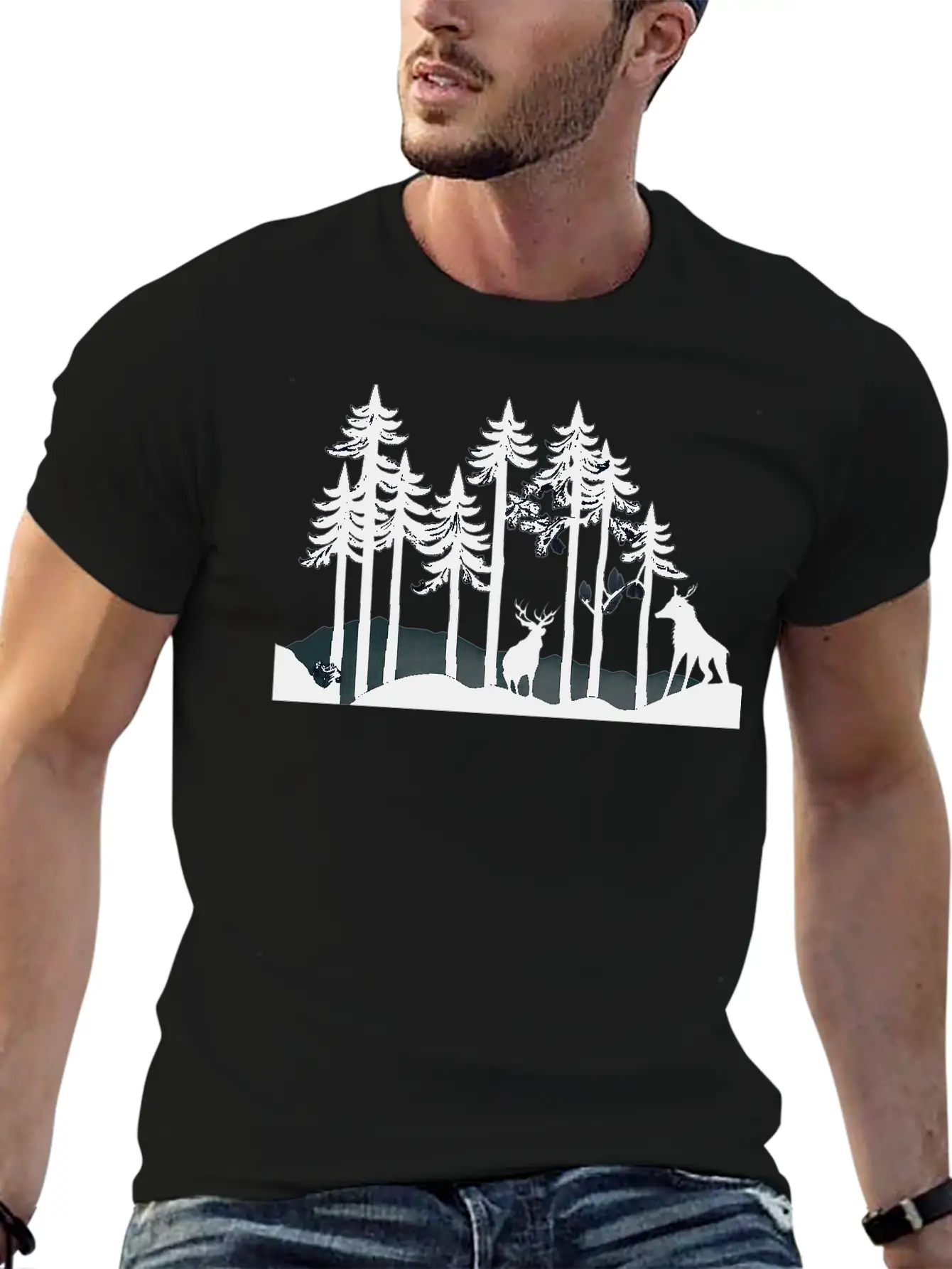 NATURE JUNGLE Unisex Casual T-Shirt – Clean Design For Daily Comfort