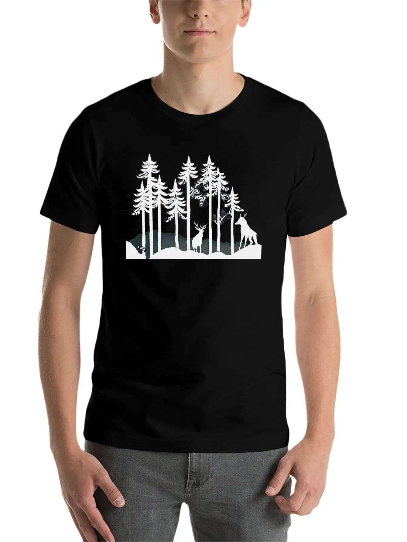 NATURE JUNGLE Unisex Casual T-Shirt – Clean Design For Daily Comfort