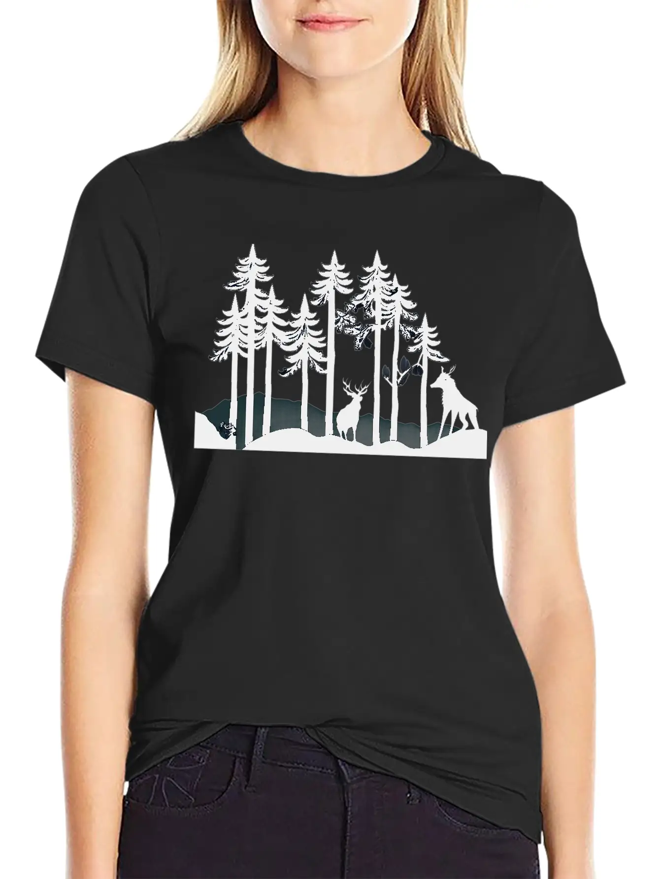 NATURE JUNGLE Unisex Casual T-Shirt – Clean Design For Daily Comfort