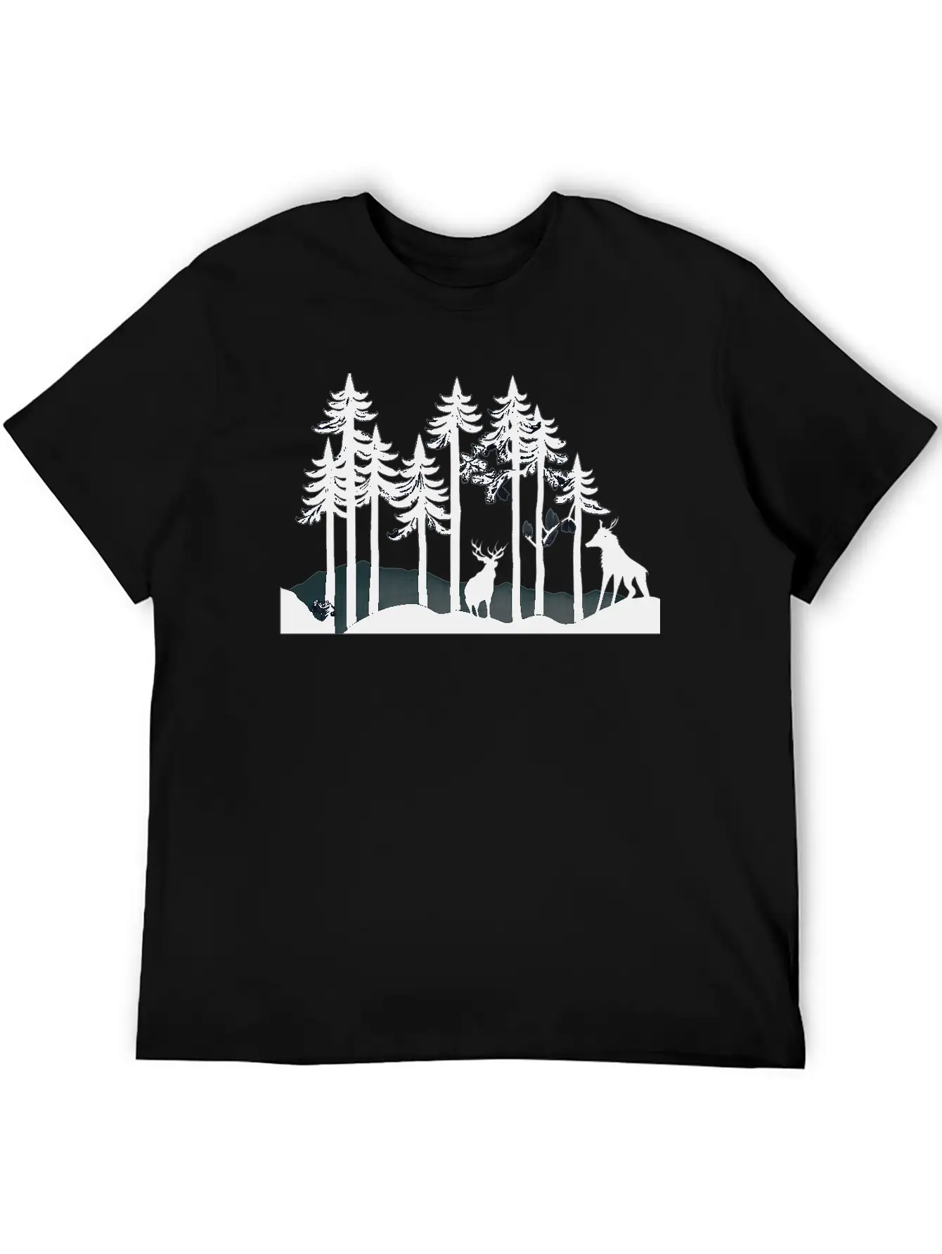 NATURE JUNGLE Unisex Casual T-Shirt – Clean Design For Daily Comfort