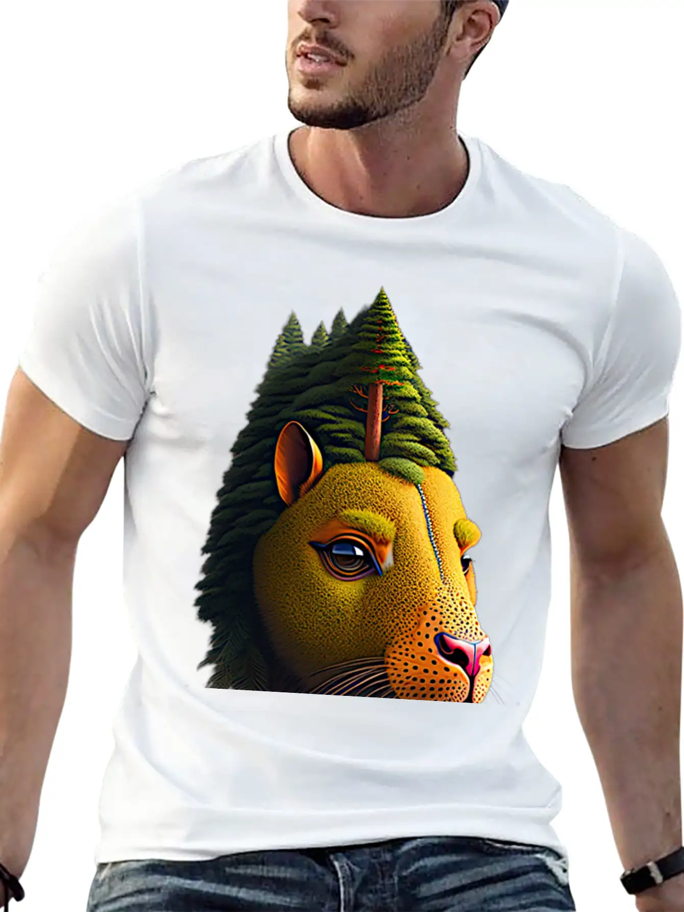 Nature Spirit Classic Fit Graphic Tee For Daily Comfort – Unisex Cotton Shirt