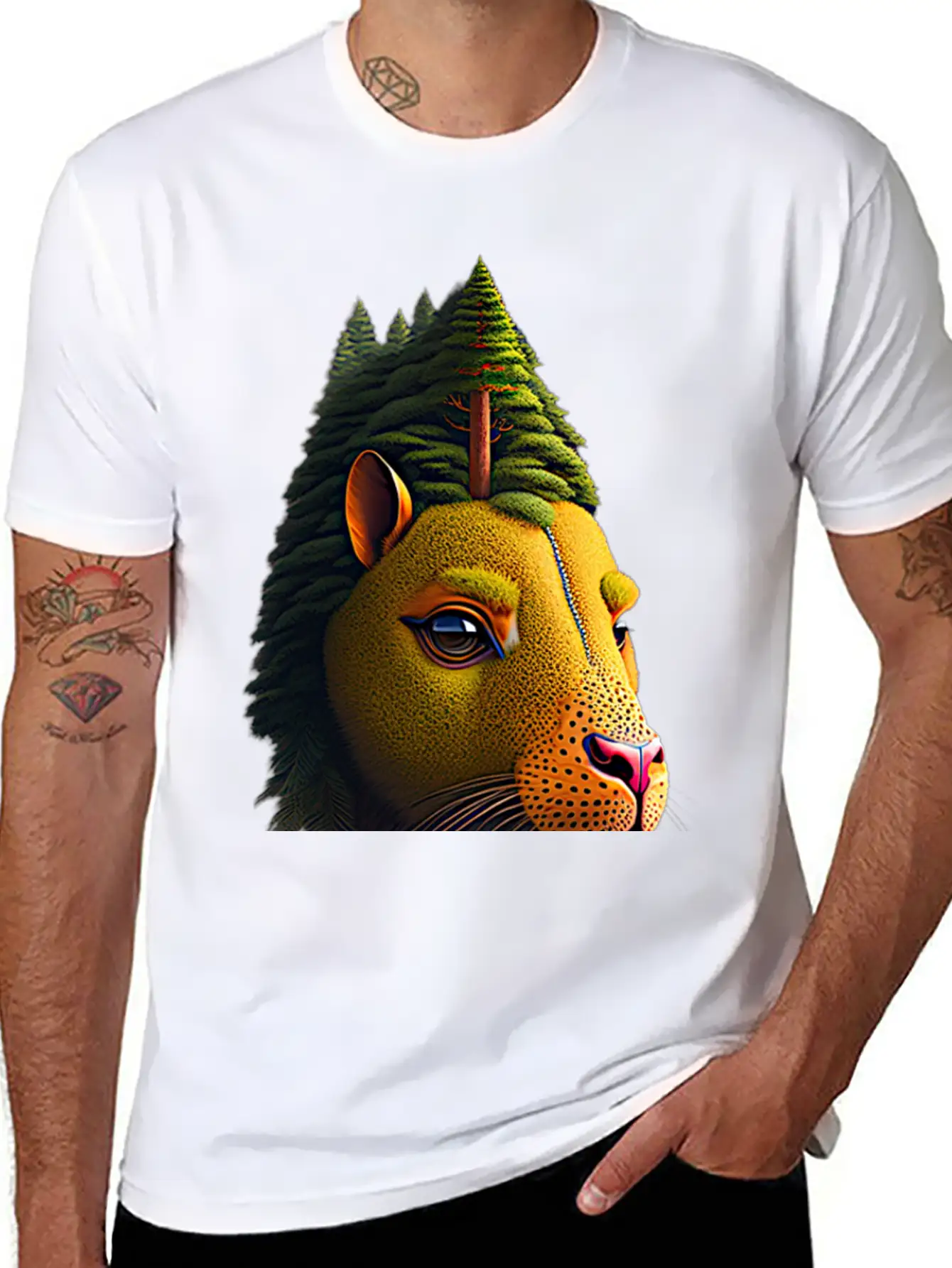 Nature Spirit Classic Fit Graphic Tee For Daily Comfort – Unisex Cotton Shirt