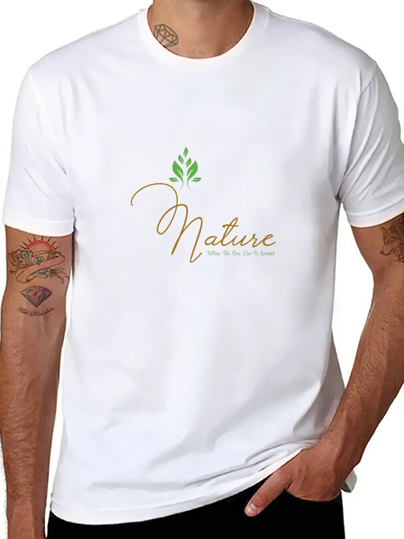 Nature Unisex Casual T-Shirt – Clean Design For Daily Comfort
