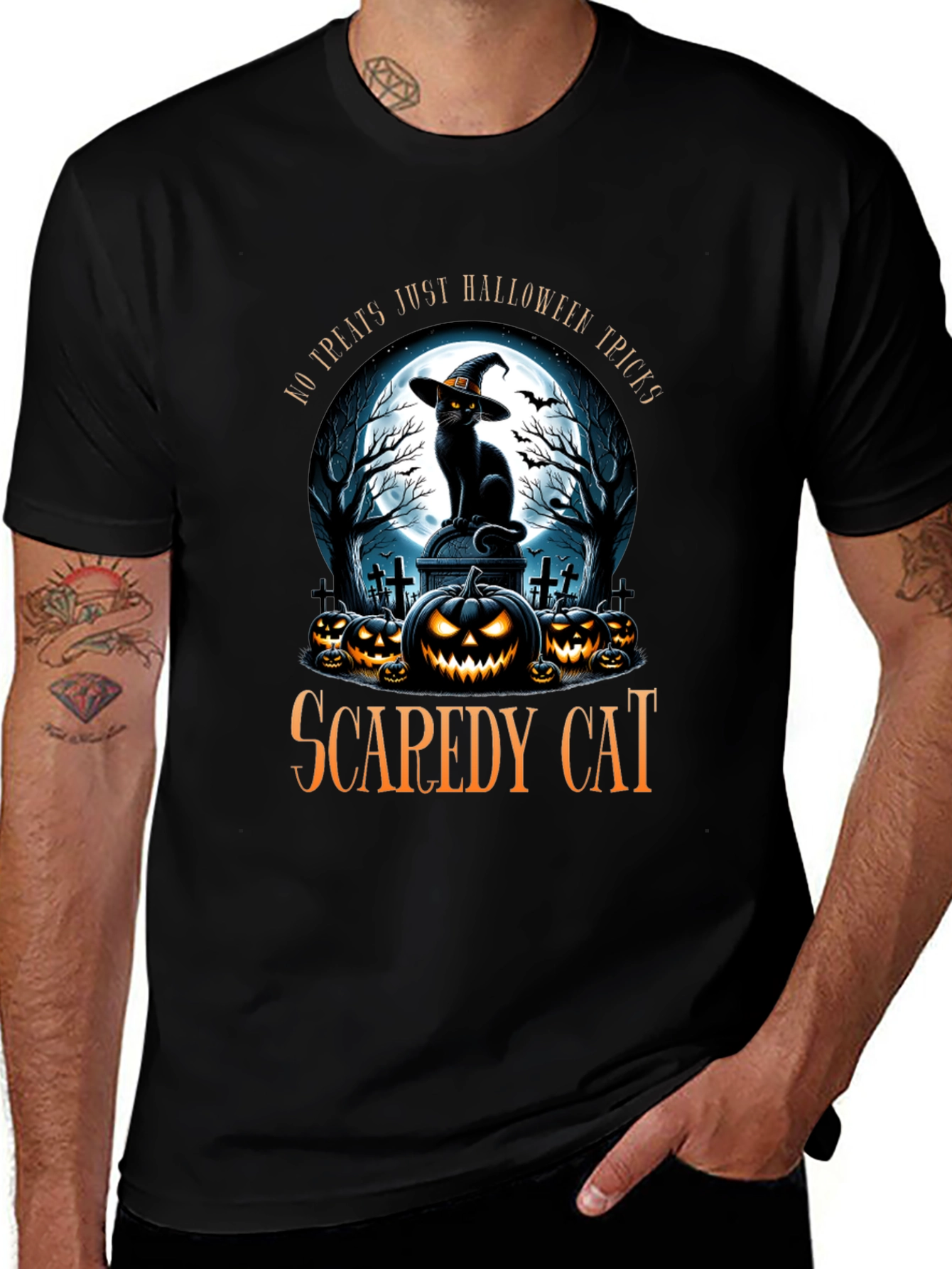 Scaredy Cat Halloween T-Shirt