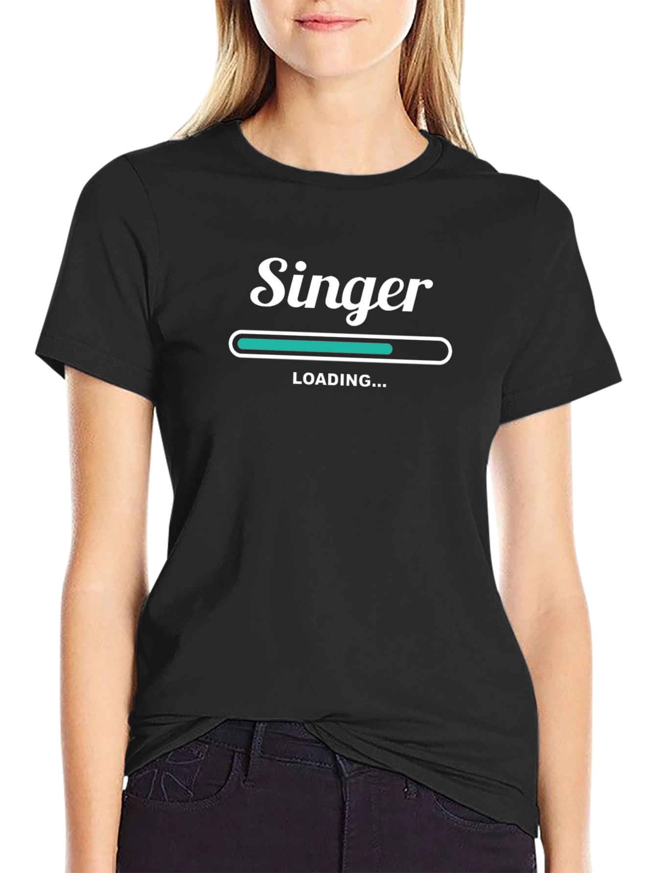 Singer Loading Funny Graphic Tee