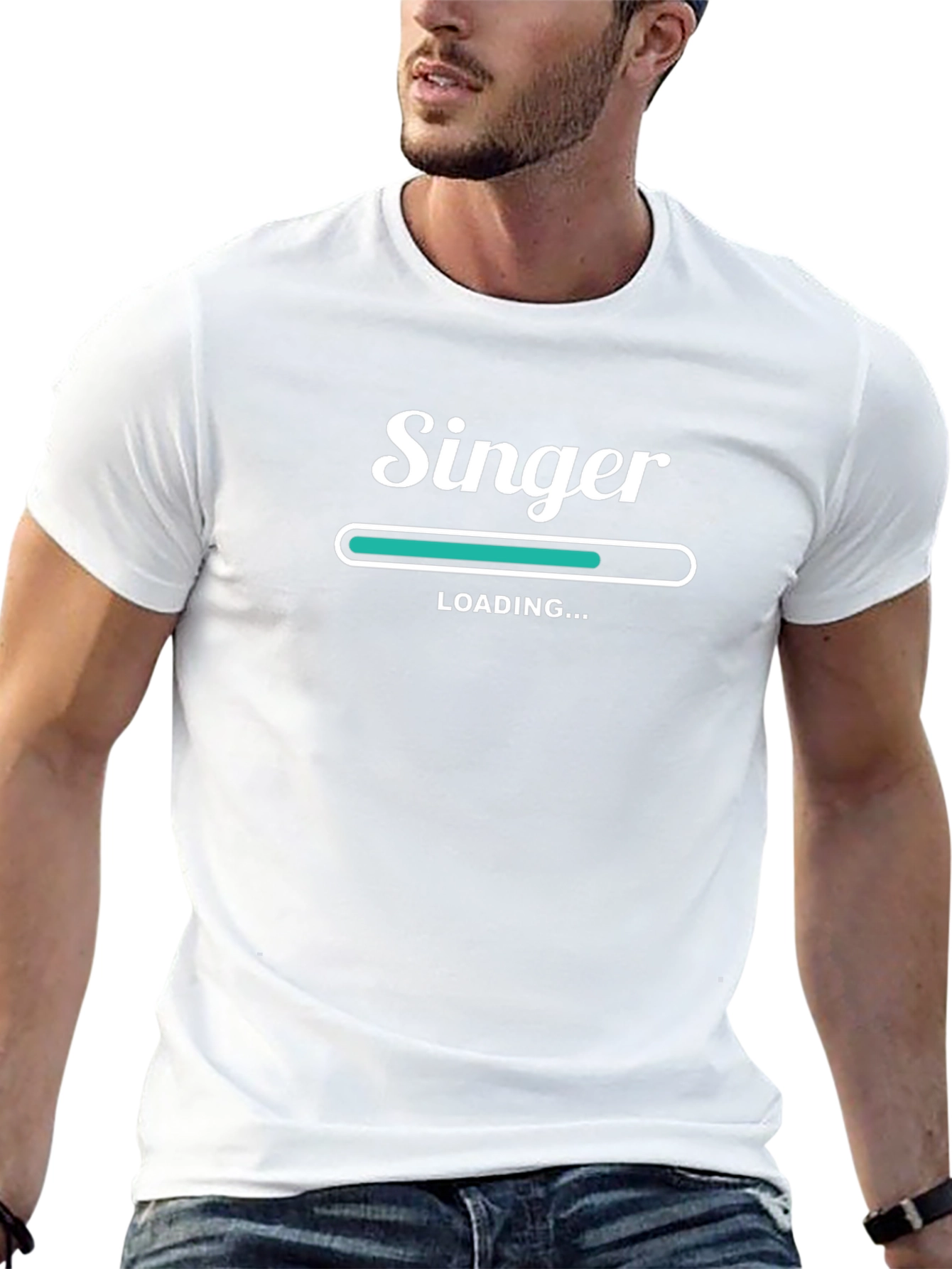 Singer Loading Funny Graphic Tee