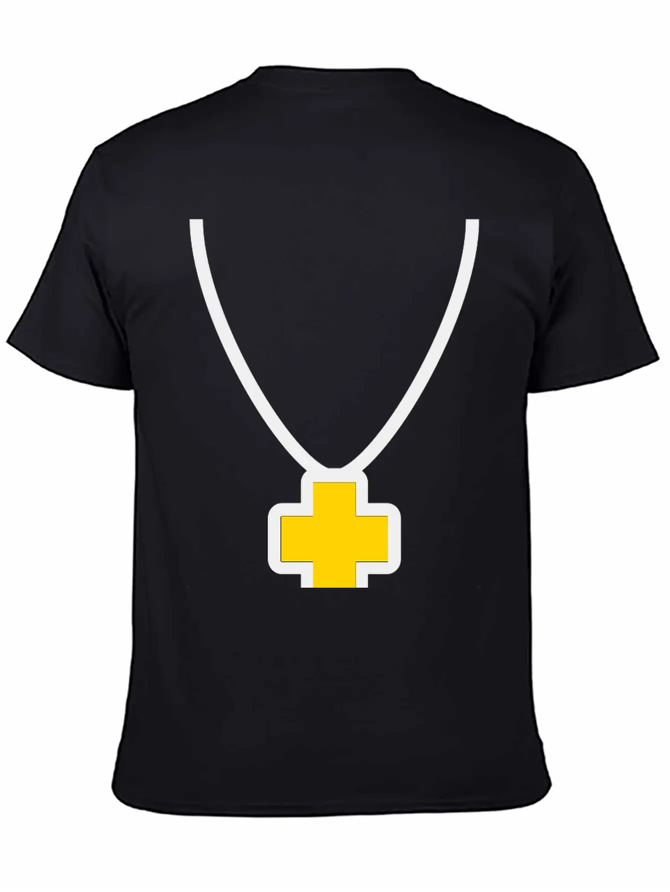 Necklace_cross_2c Essential Cotton Tee For Daily Outfits – Unisex Style