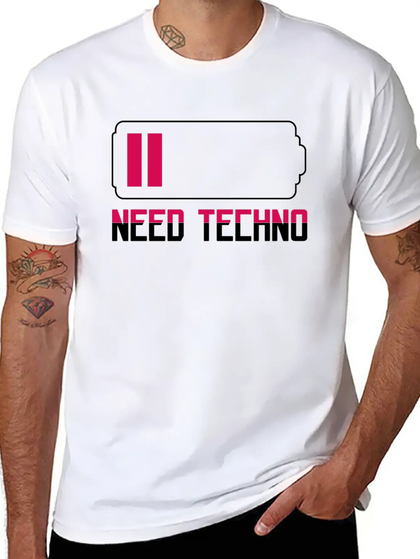 Need Techno Music Raver Modern Fit Casual T-Shirt – Clean And Versatile Design