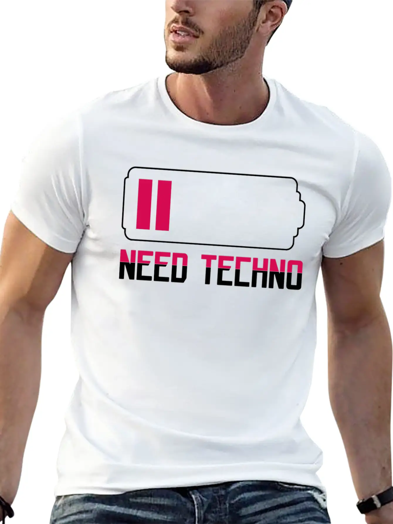 Need Techno Music Raver Modern Fit Casual T-Shirt – Clean And Versatile Design