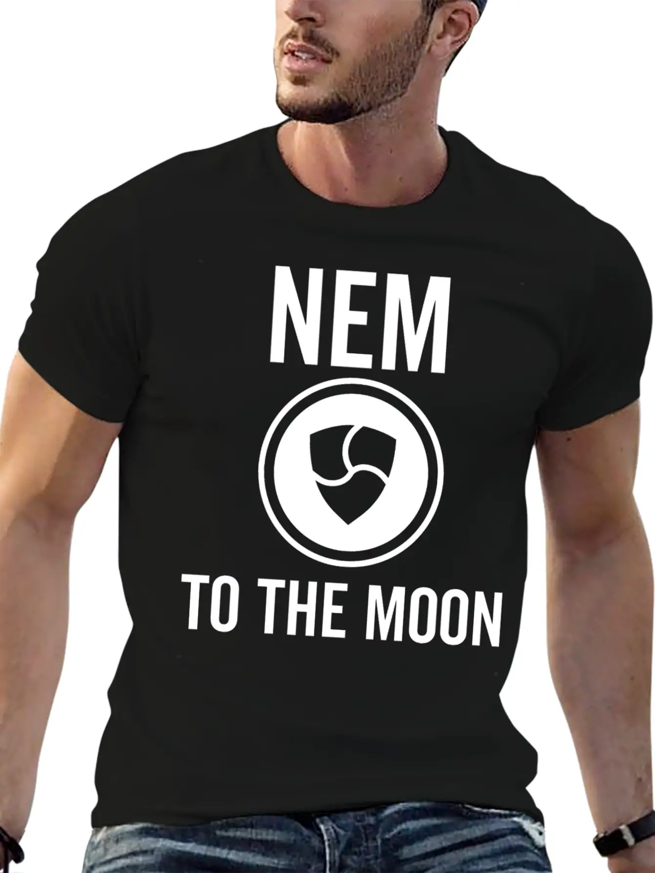 Nem To The Moon Comfortable Minimalist Graphic Tee – Summer Style Essential