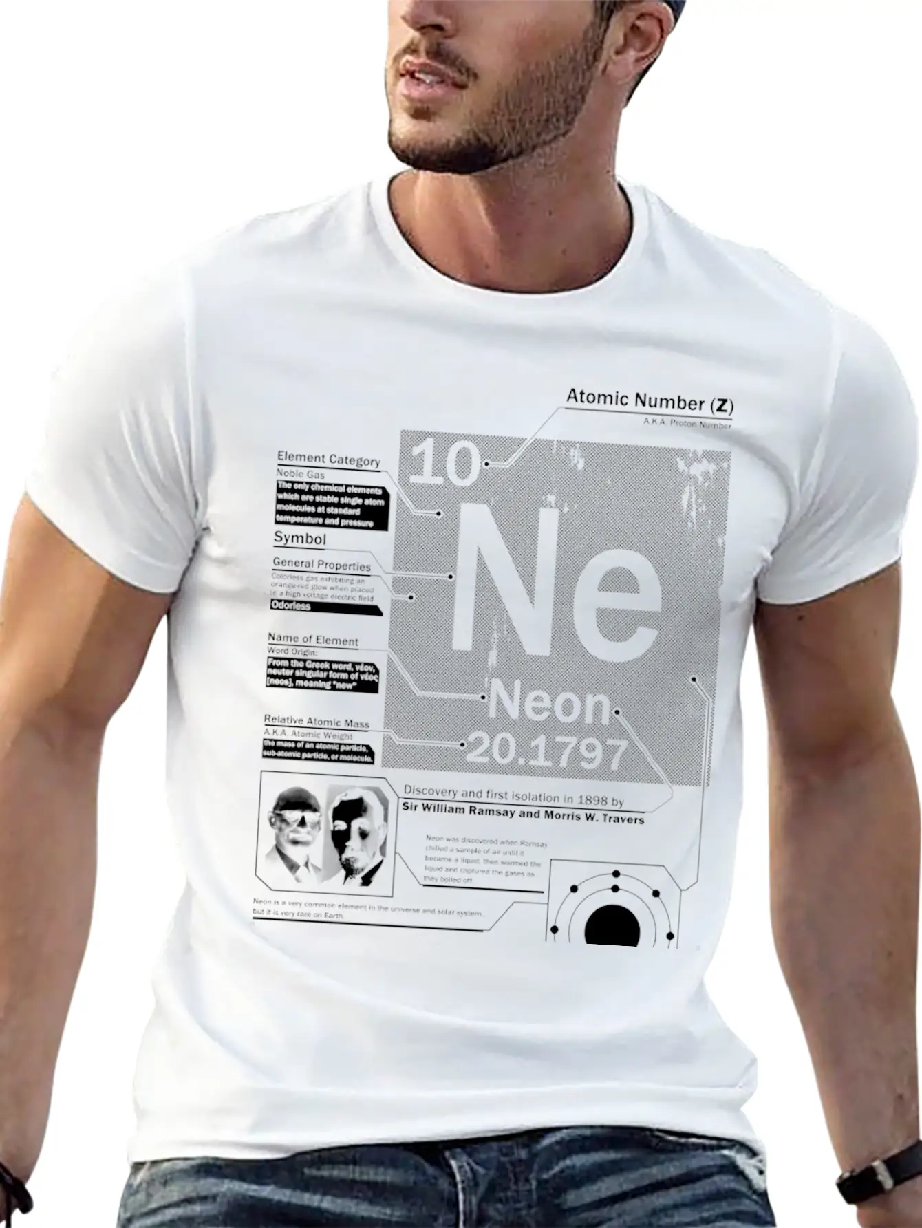 Neon NE 10 Element T Shirt Soft Cotton Short Sleeve Tee – Unisex Wardrobe Staple