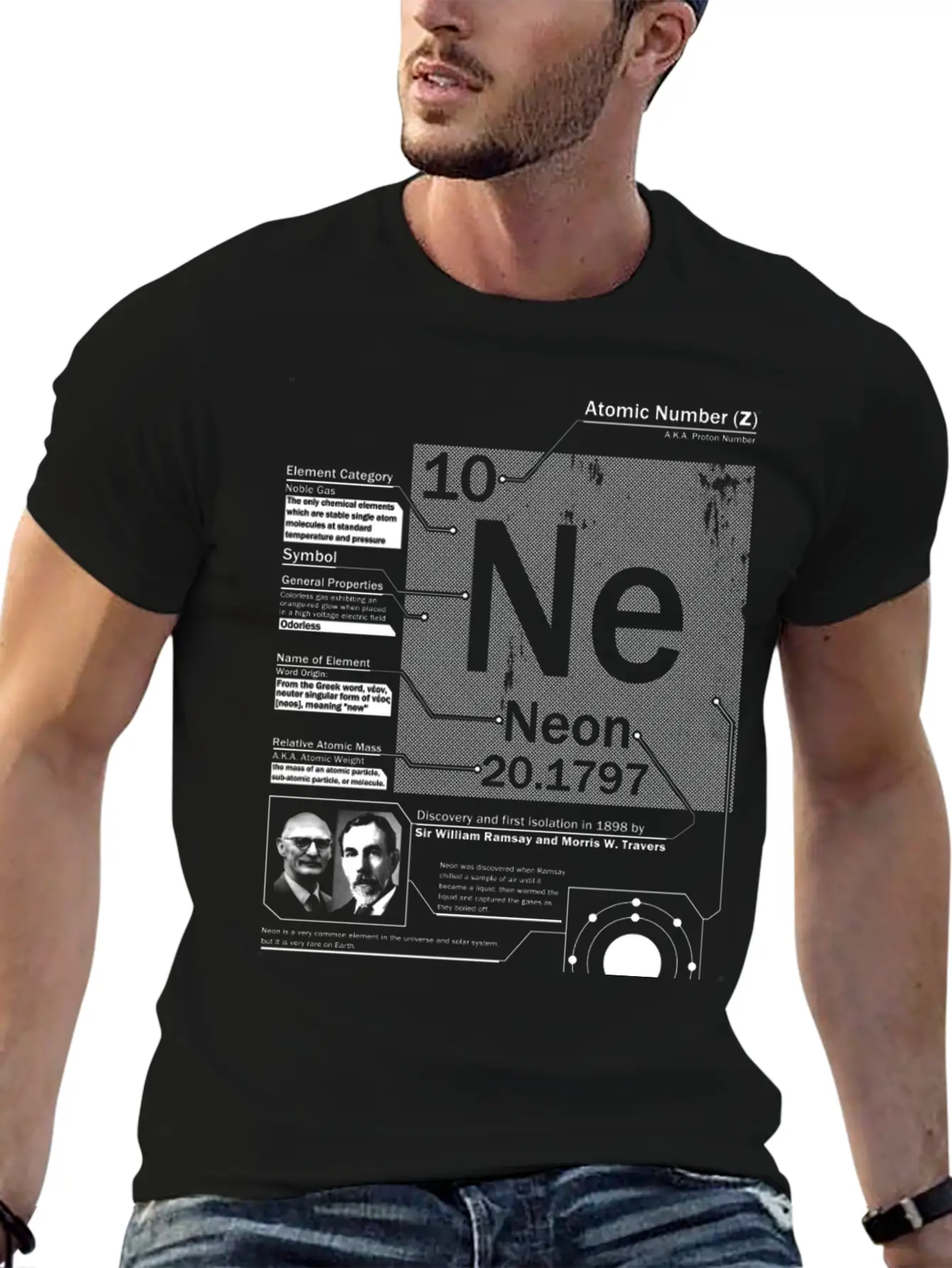 Neon NE 10 Element T Shirt Soft Cotton Short Sleeve Tee – Unisex Wardrobe Staple