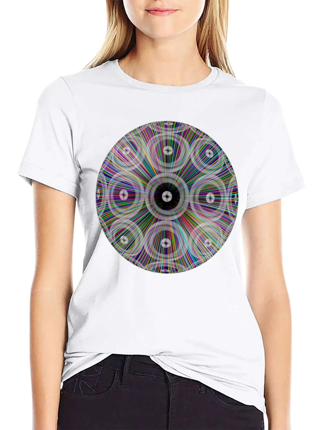 Neon Ray Ball Essential Cotton Tee For Daily Outfits – Unisex Style