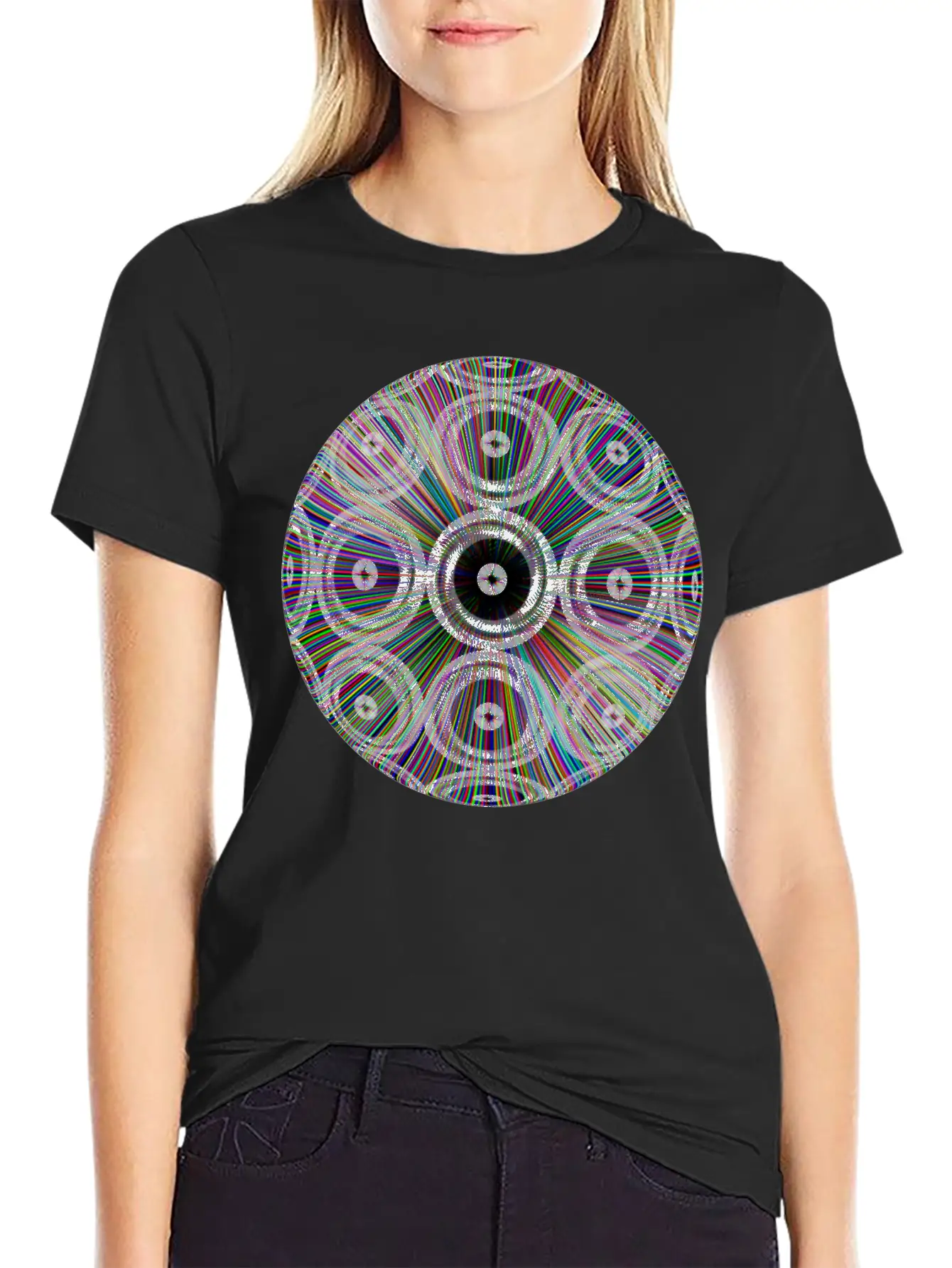 Neon Ray Ball Essential Cotton Tee For Daily Outfits – Unisex Style