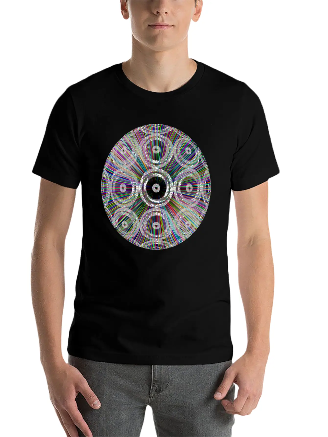 Neon Ray Ball Essential Cotton Tee For Daily Outfits – Unisex Style