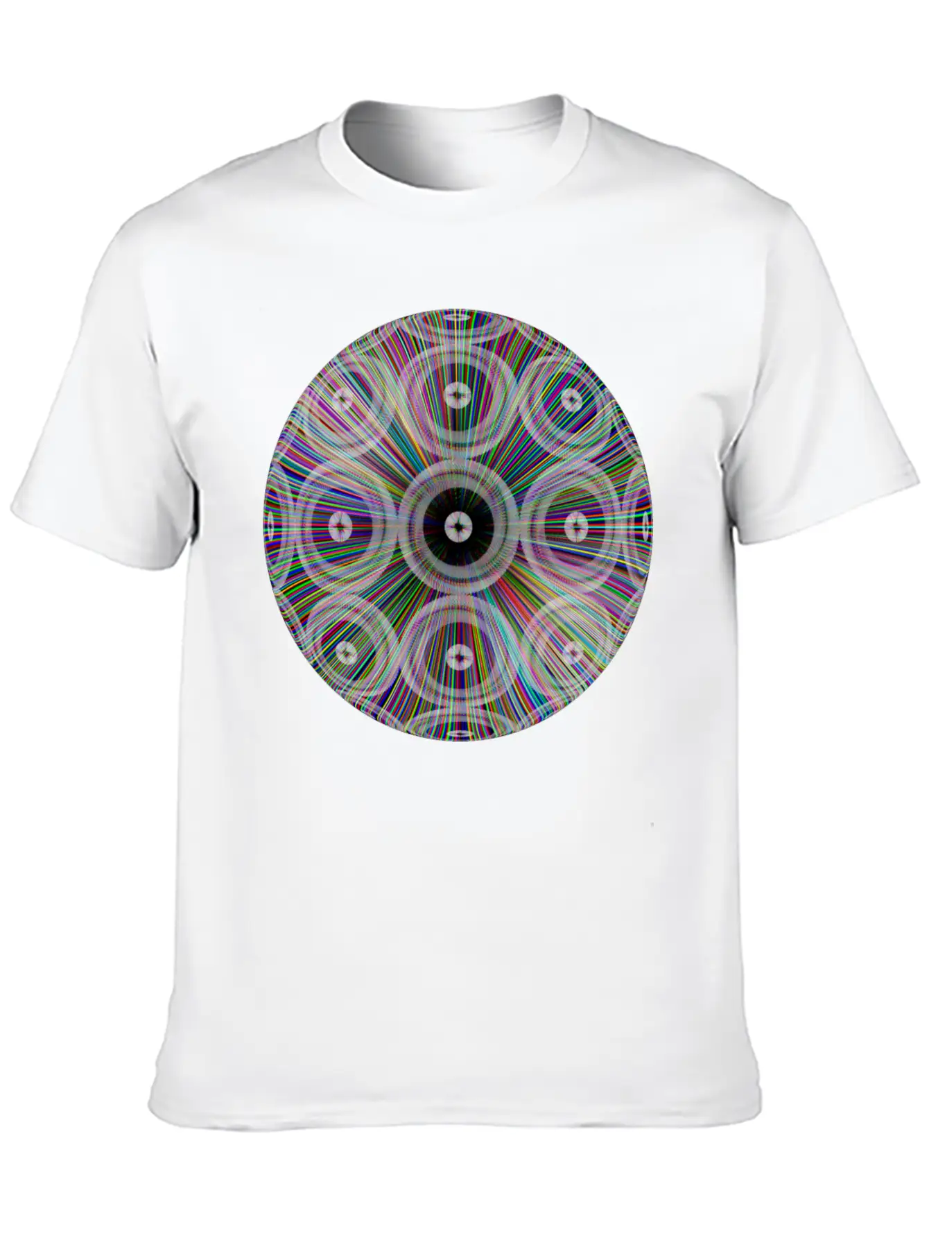 Neon Ray Ball Essential Cotton Tee For Daily Outfits – Unisex Style