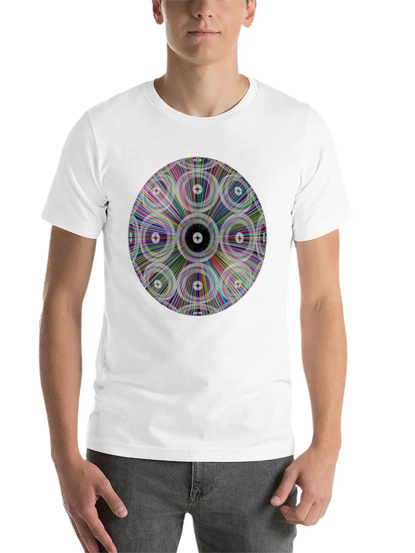 Neon Ray Ball Essential Cotton Tee For Daily Outfits – Unisex Style