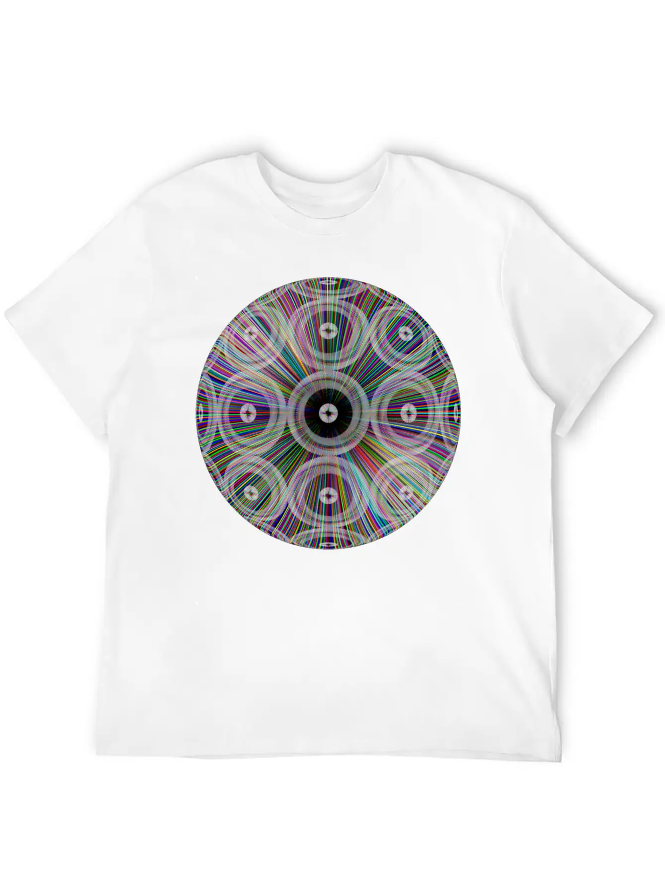 Neon Ray Ball Essential Cotton Tee For Daily Outfits – Unisex Style