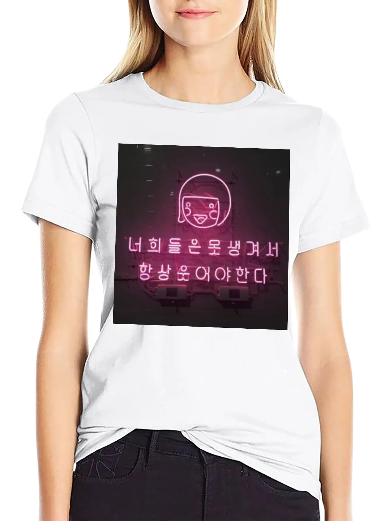 Neon Sign Unisex Casual T-Shirt – Clean Design For Daily Comfort