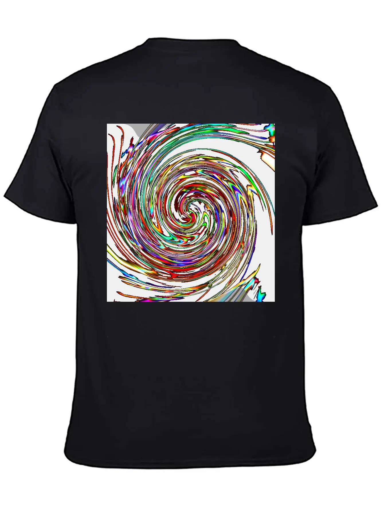 Neon Spirals, Neon Spiralen Basic Graphic T-Shirt – Daily Comfort In Soft Cotton
