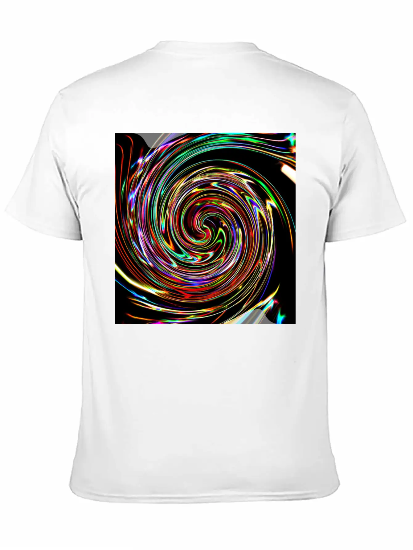 Neon Spirals, Neon Spiralen Basic Graphic T-Shirt – Daily Comfort In Soft Cotton