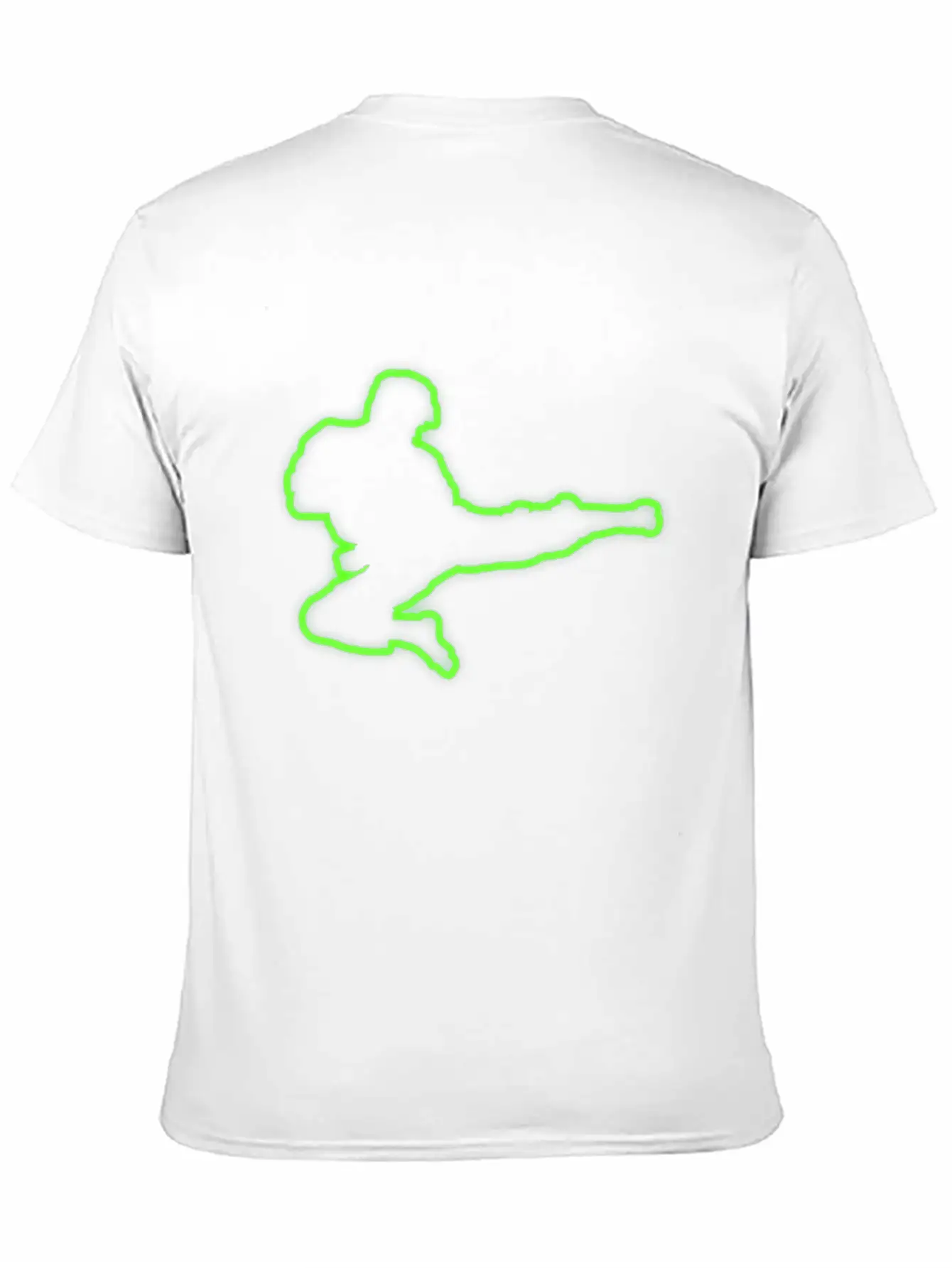 Neon Tae Kwon Do Geometric Retro Gift Idea Relaxed Everyday Tee – Lightweight And Durable Cotton