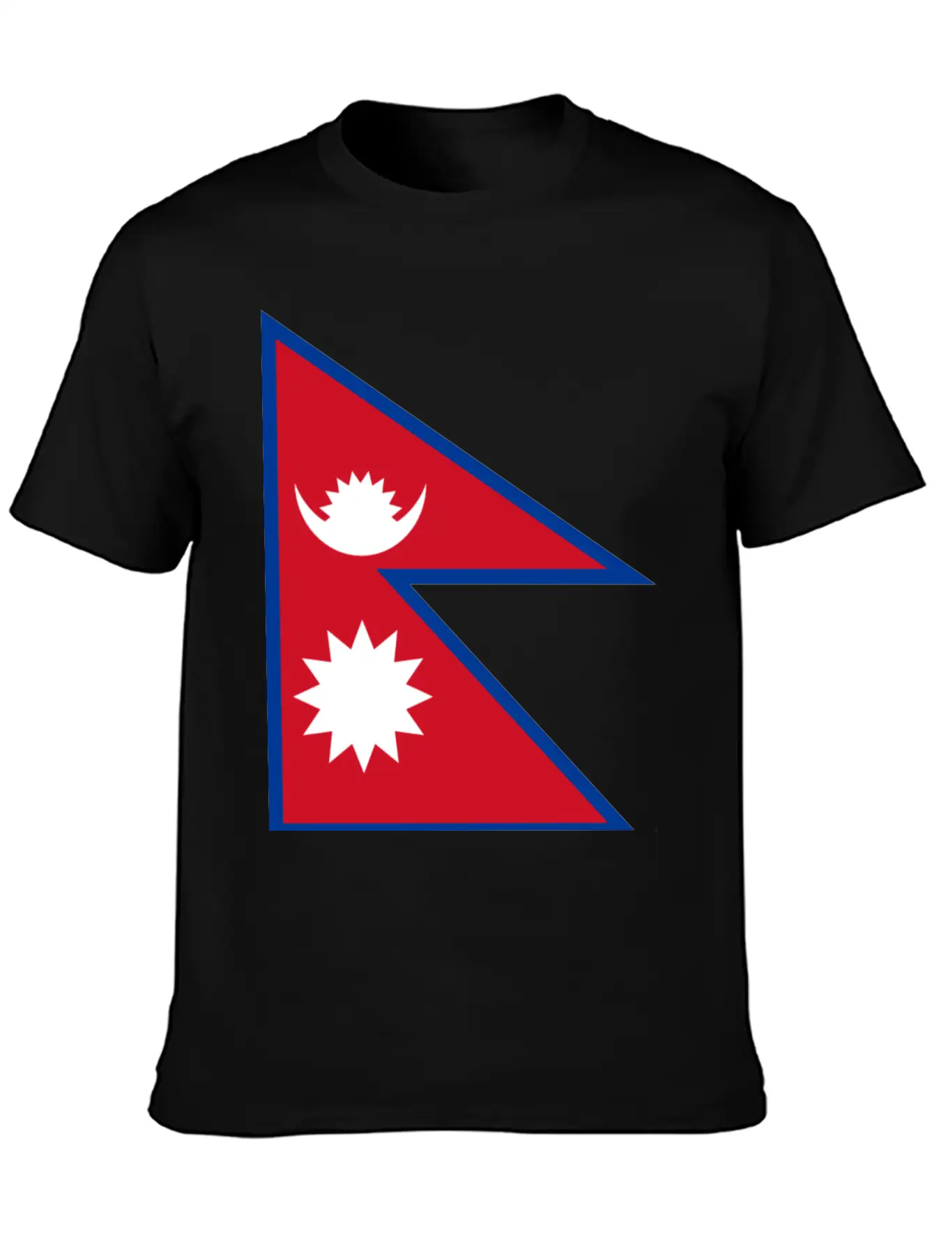Nepal Flag Unisex Casual T-Shirt – Clean Design For Daily Comfort
