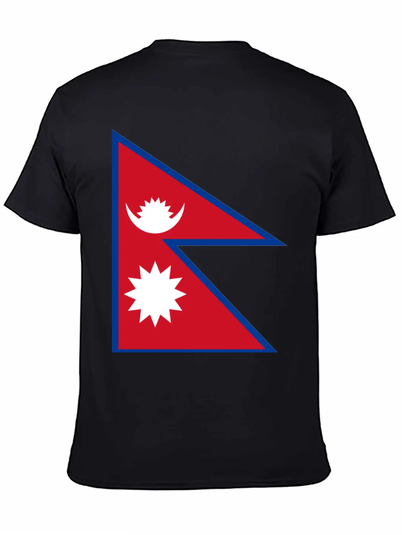 Nepal Flag Unisex Casual T-Shirt – Clean Design For Daily Comfort