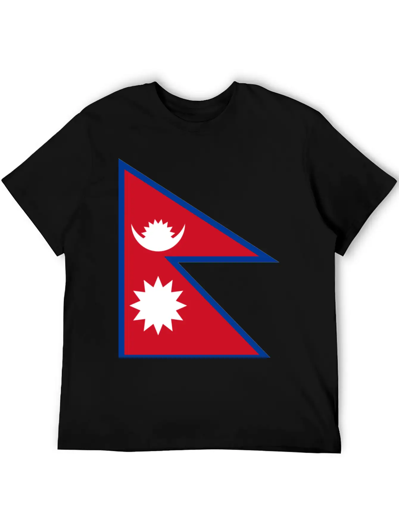 Nepal Flag Unisex Casual T-Shirt – Clean Design For Daily Comfort