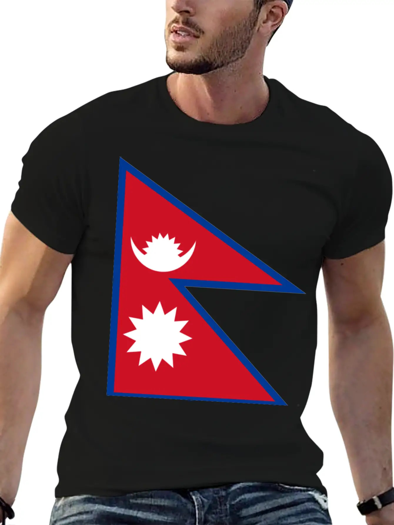 Nepal Flag Unisex Casual T-Shirt – Clean Design For Daily Comfort