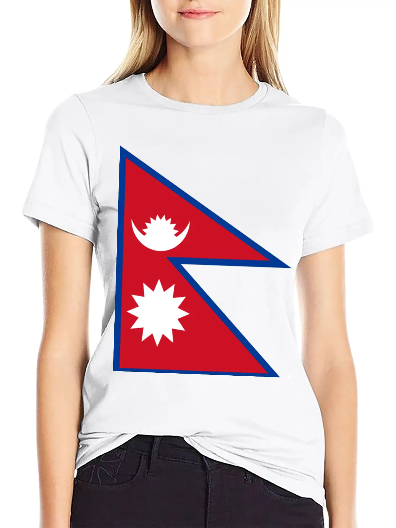Nepal Flag Unisex Casual T-Shirt – Clean Design For Daily Comfort