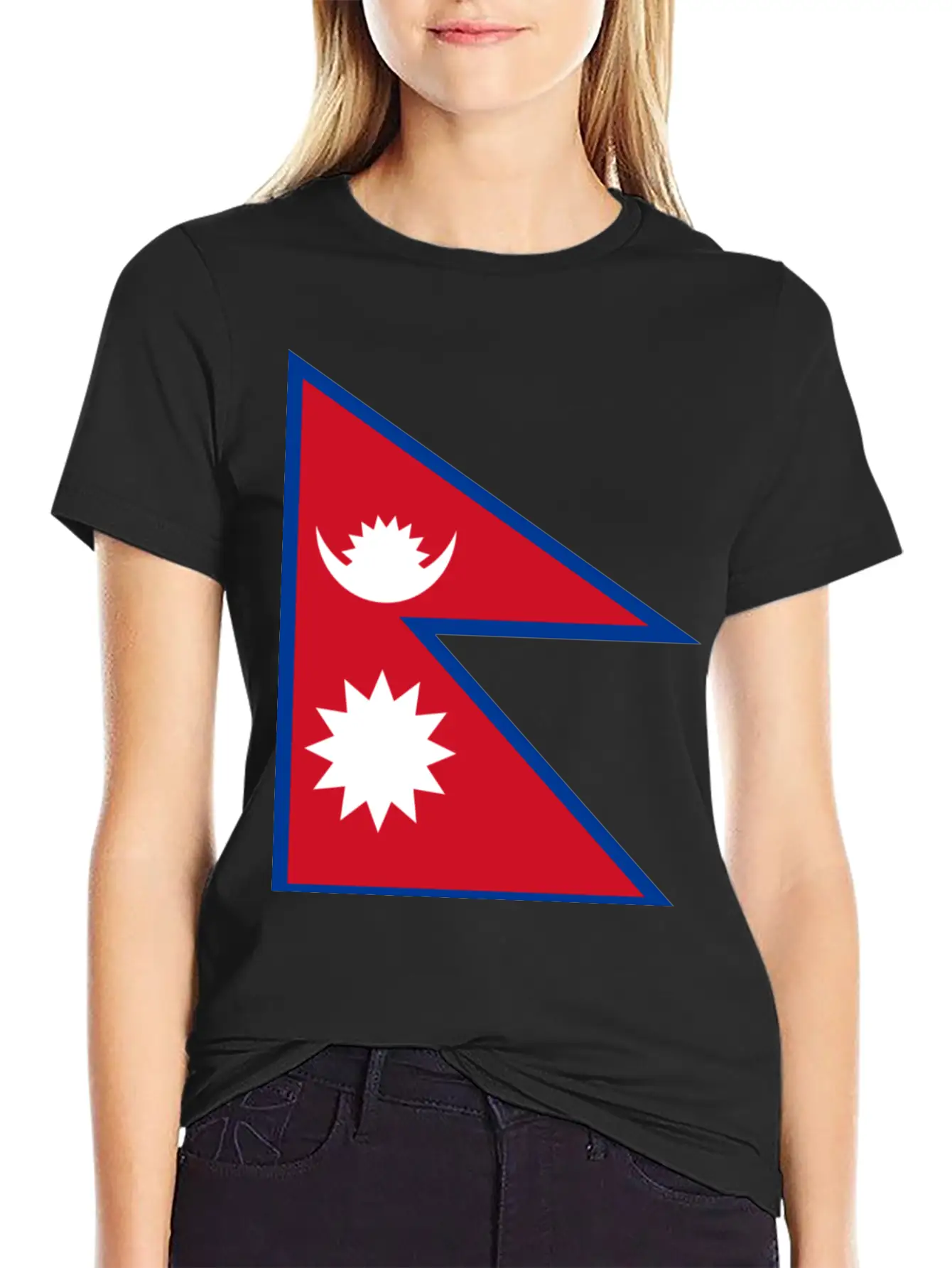 Nepal Flag Unisex Casual T-Shirt – Clean Design For Daily Comfort