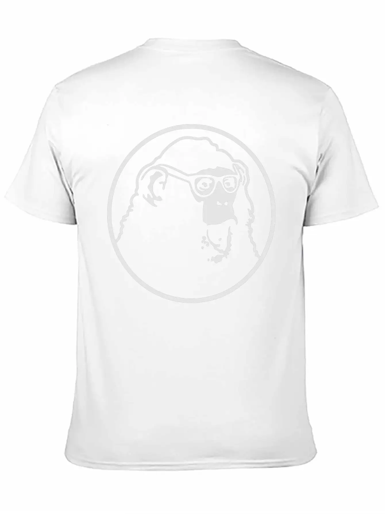 Nerd Ape With Glasses Comfortable Minimalist Graphic Tee – Summer Style Essential
