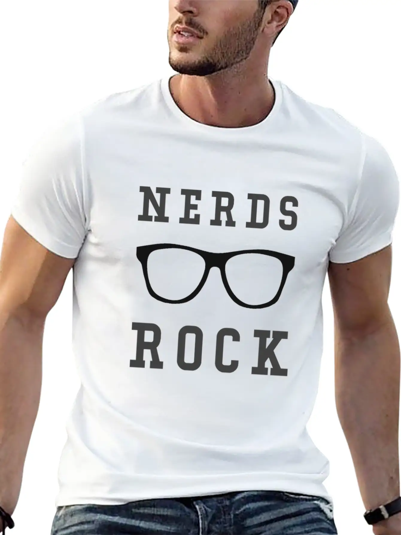 Nerds Rock! Modern Fit Casual T-Shirt – Clean And Versatile Design