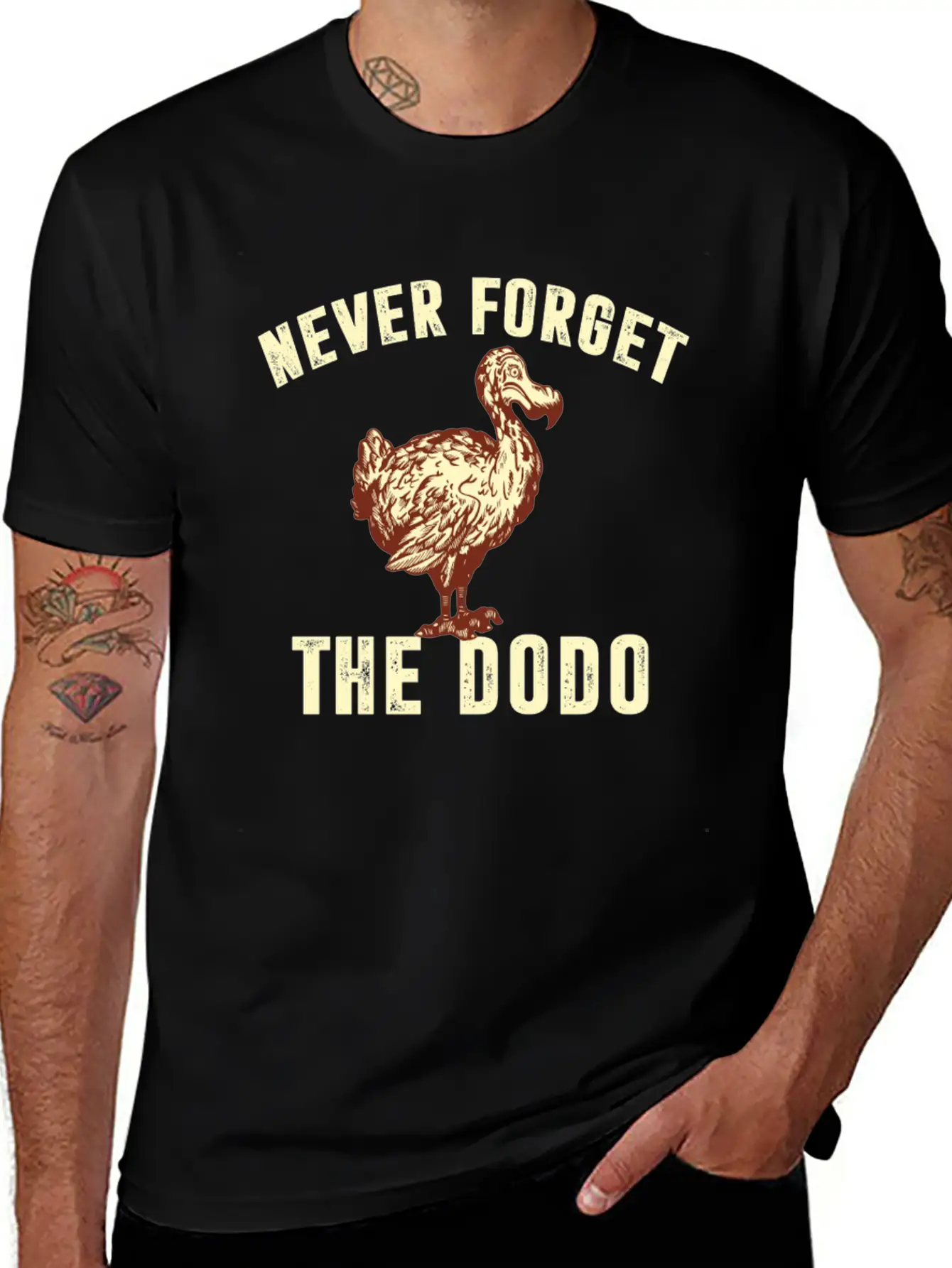 Never Forget The Dodo Don't Forget The Dodo Bird Unisex Casual T-Shirt – Clean Design For Daily Comfort