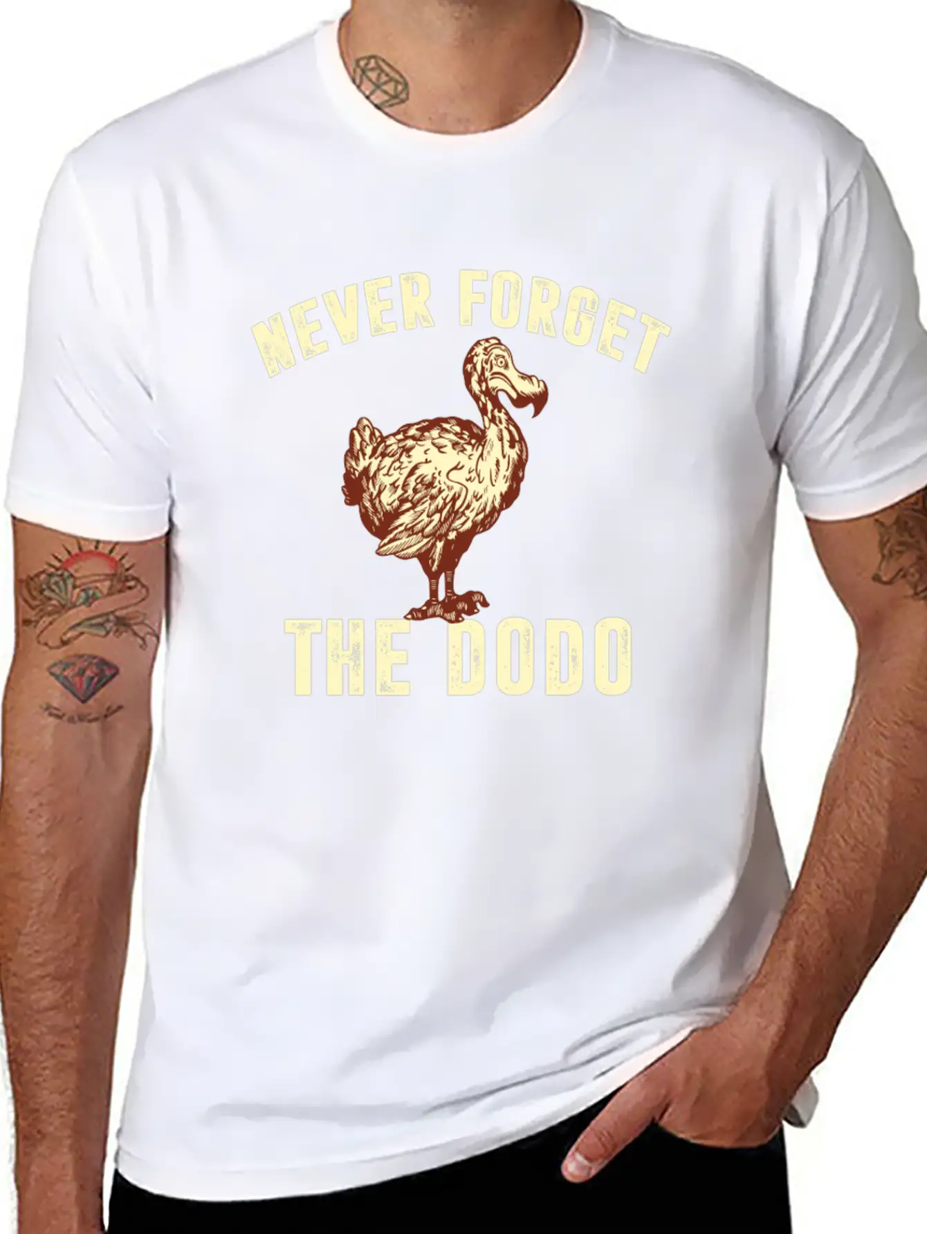 Never Forget The Dodo Don't Forget The Dodo Bird Unisex Casual T-Shirt – Clean Design For Daily Comfort