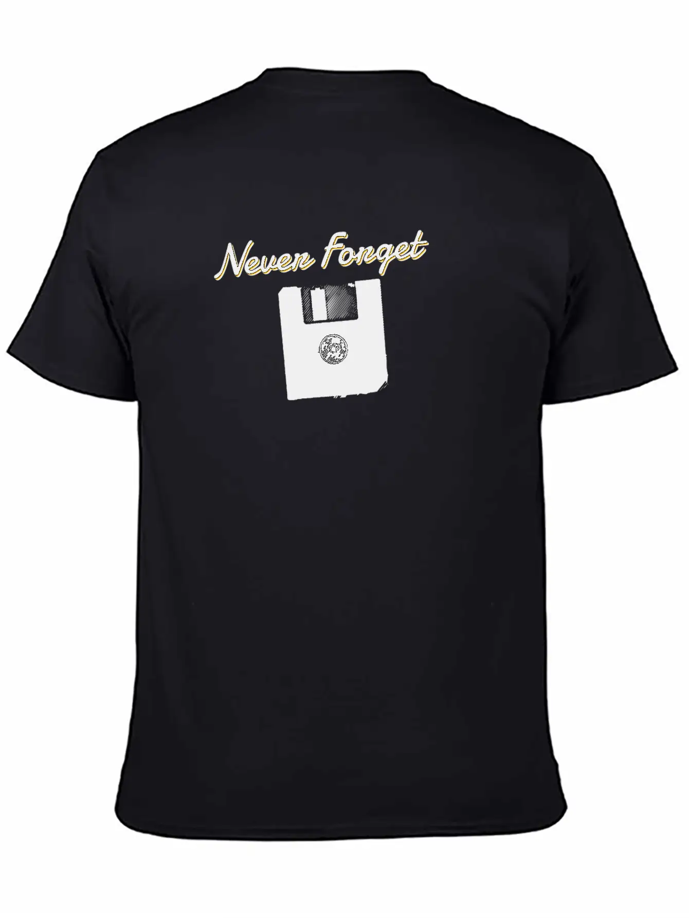 Never Forget The Floppy Disk Lightweight Cotton T-Shirt – Daily Comfort Graphic Shirt