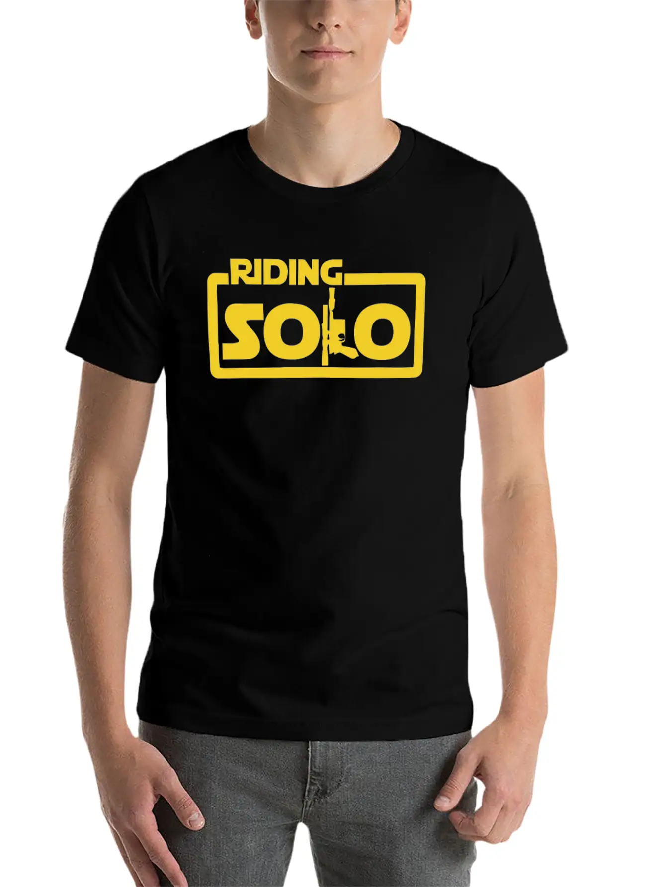 New Design Riding Solo Best Seller Lightweight Cotton T-Shirt – Daily Comfort Graphic Shirt