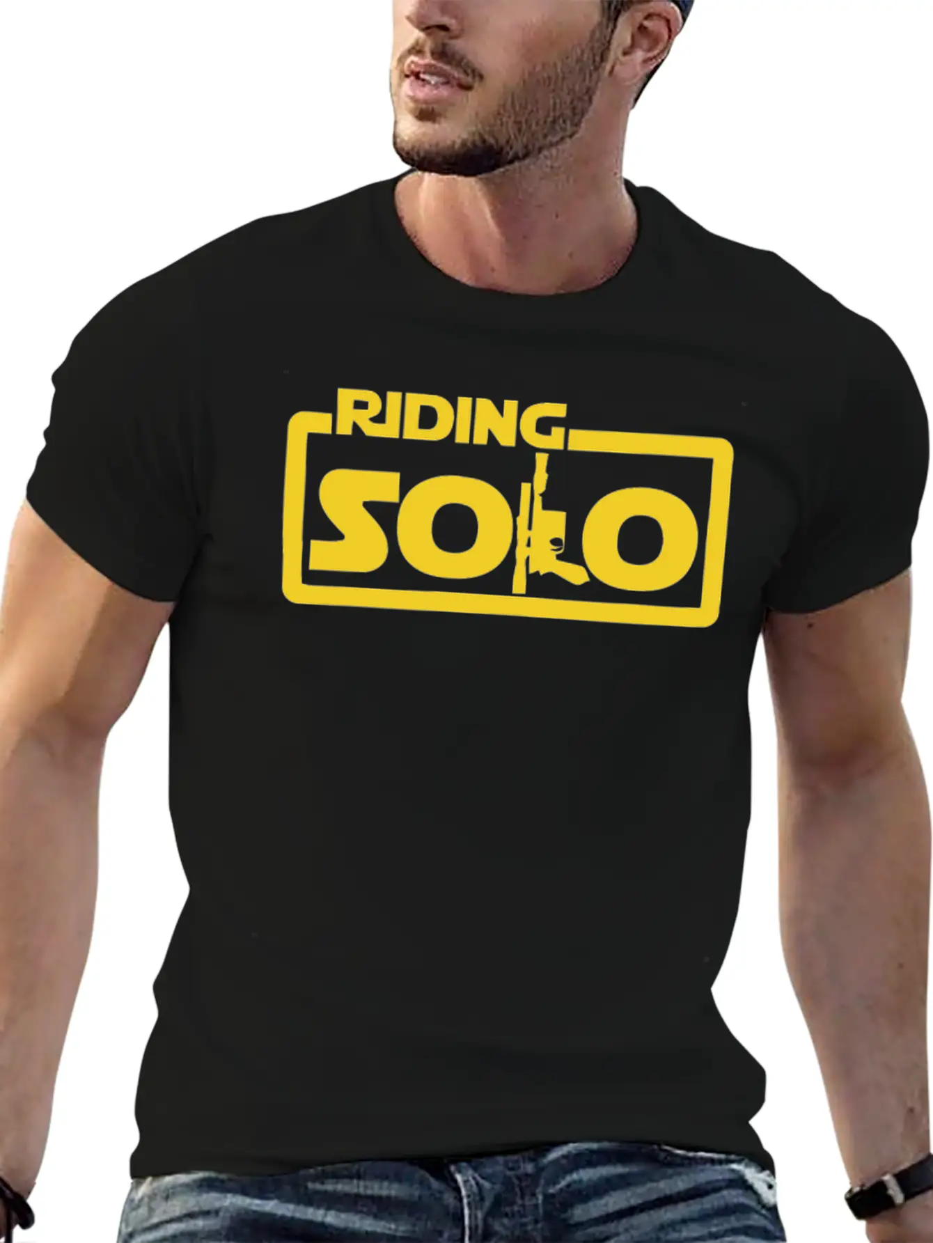 New Design Riding Solo Best Seller Lightweight Cotton T-Shirt – Daily Comfort Graphic Shirt