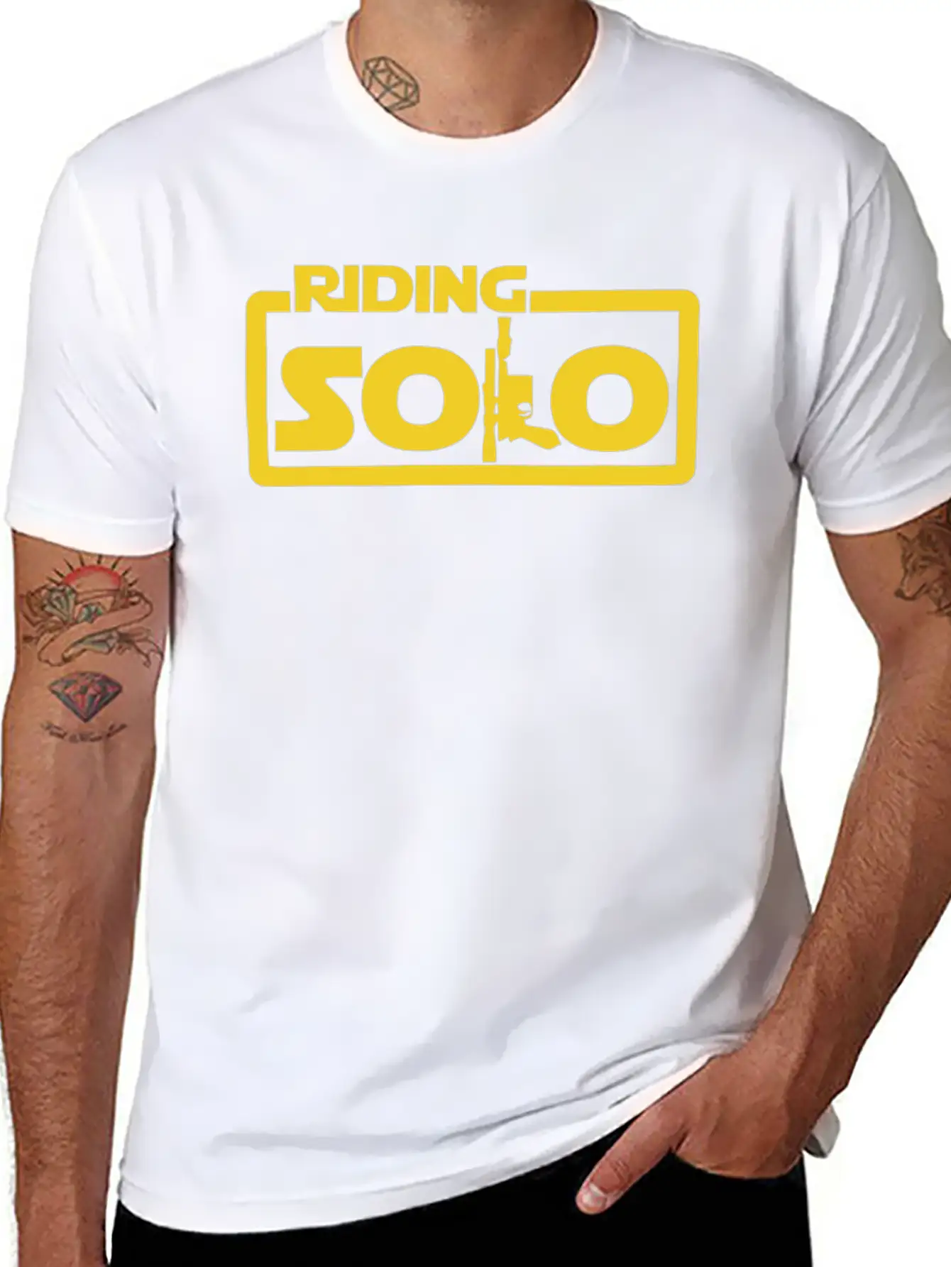 New Design Riding Solo Best Seller Lightweight Cotton T-Shirt – Daily Comfort Graphic Shirt