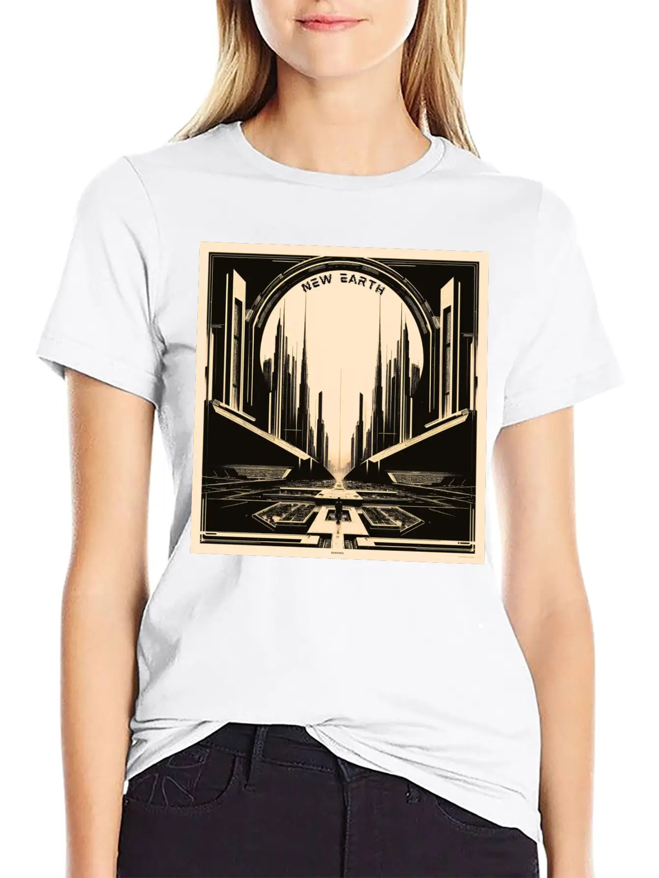 New Earth Lightweight Cotton T-Shirt – Daily Comfort Graphic Shirt