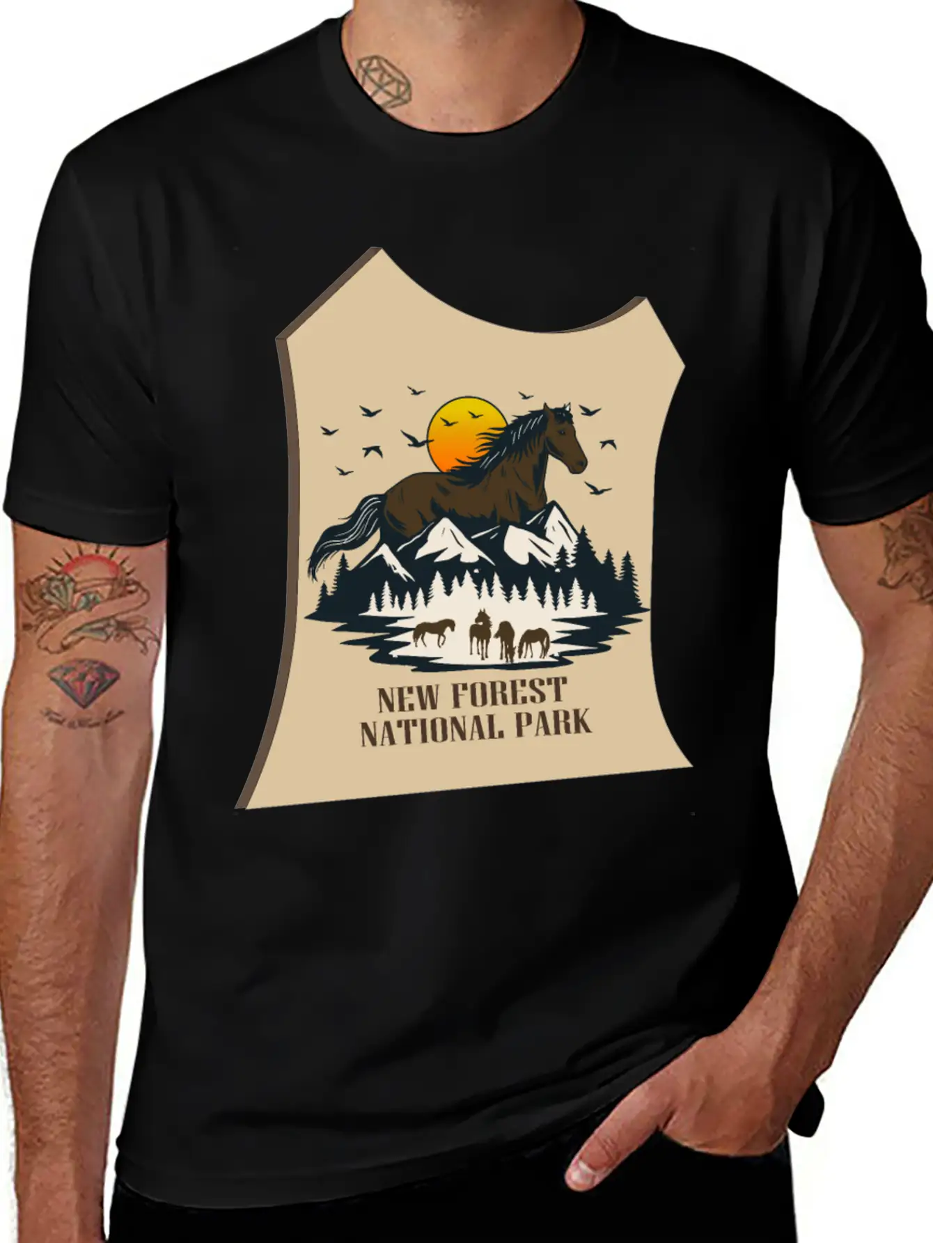 NEW Forest Park Basic Graphic T-Shirt – Daily Comfort In Soft Cotton