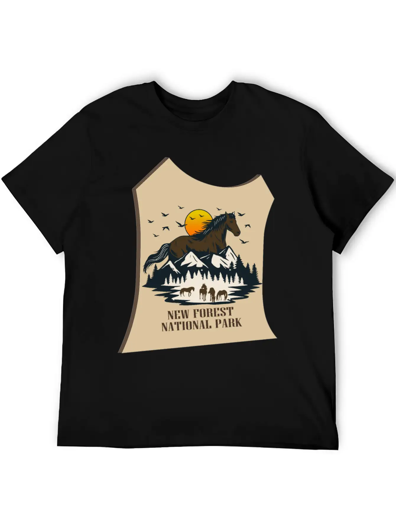 NEW Forest Park Basic Graphic T-Shirt – Daily Comfort In Soft Cotton