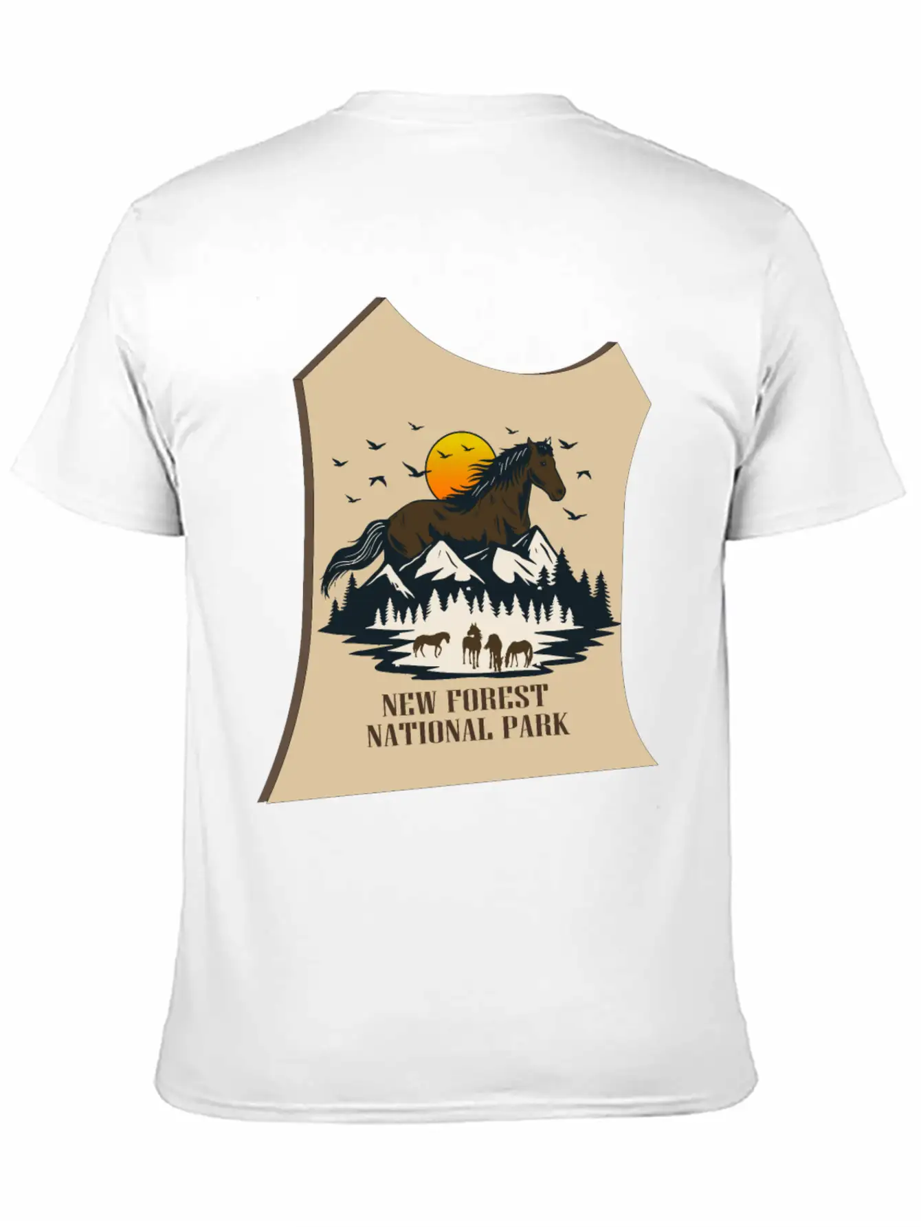 NEW Forest Park Basic Graphic T-Shirt – Daily Comfort In Soft Cotton